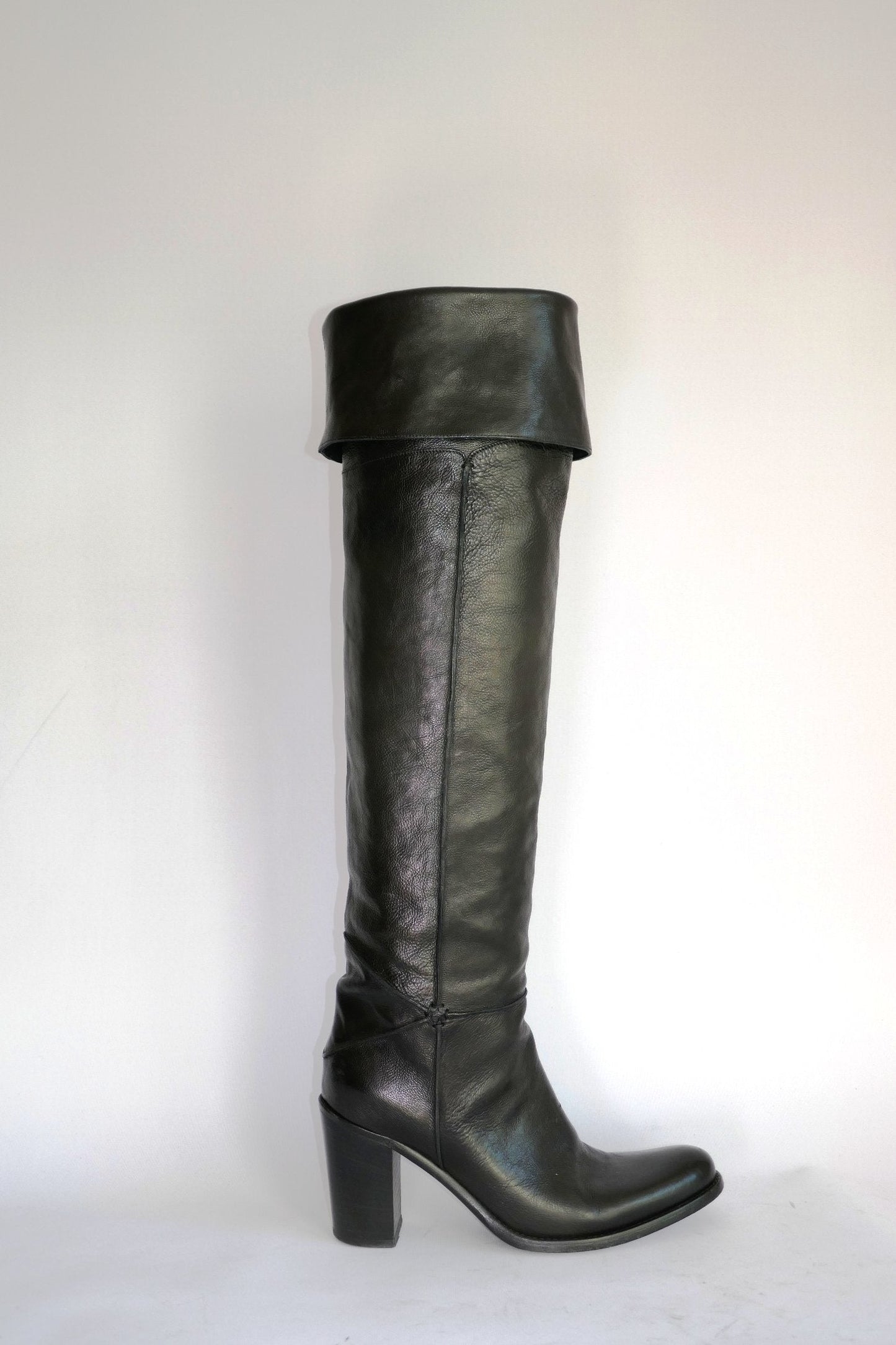BUUTS Sartore Overknees Leder schwarz 115001-10