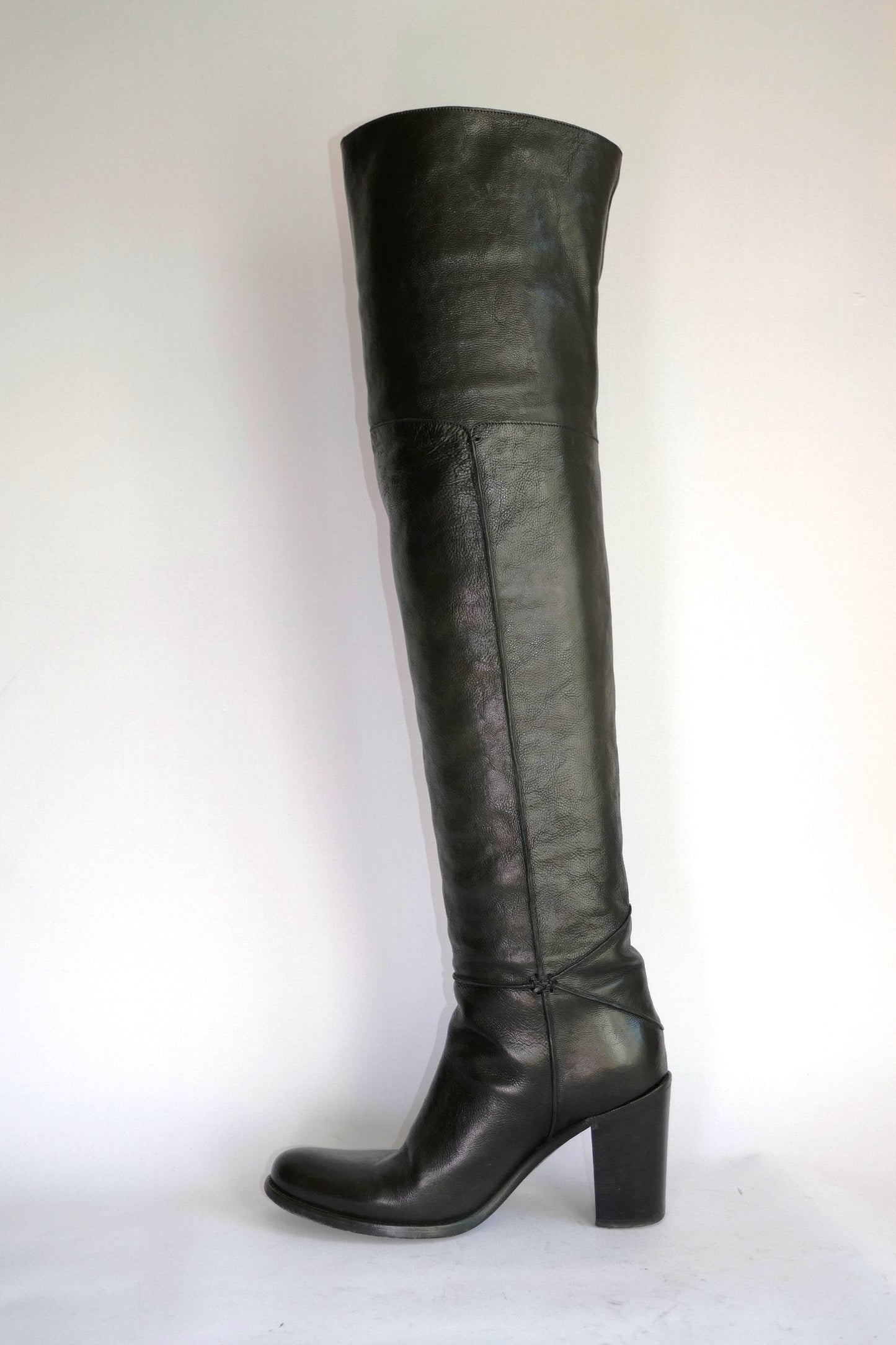 BUUTS Sartore Overknees Leder schwarz 115001-1