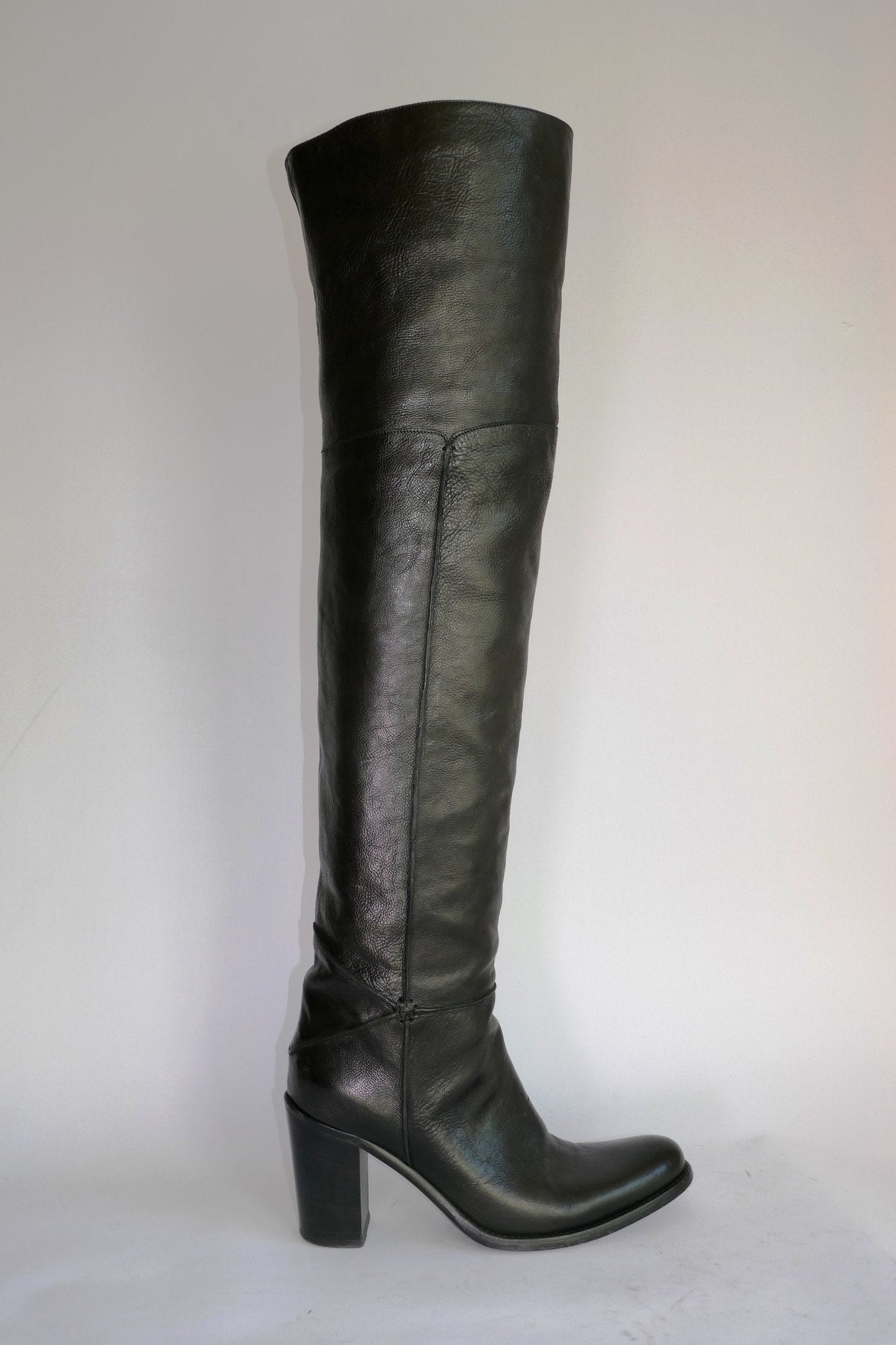 BUUTS Sartore Overknees Leder schwarz 115001-6