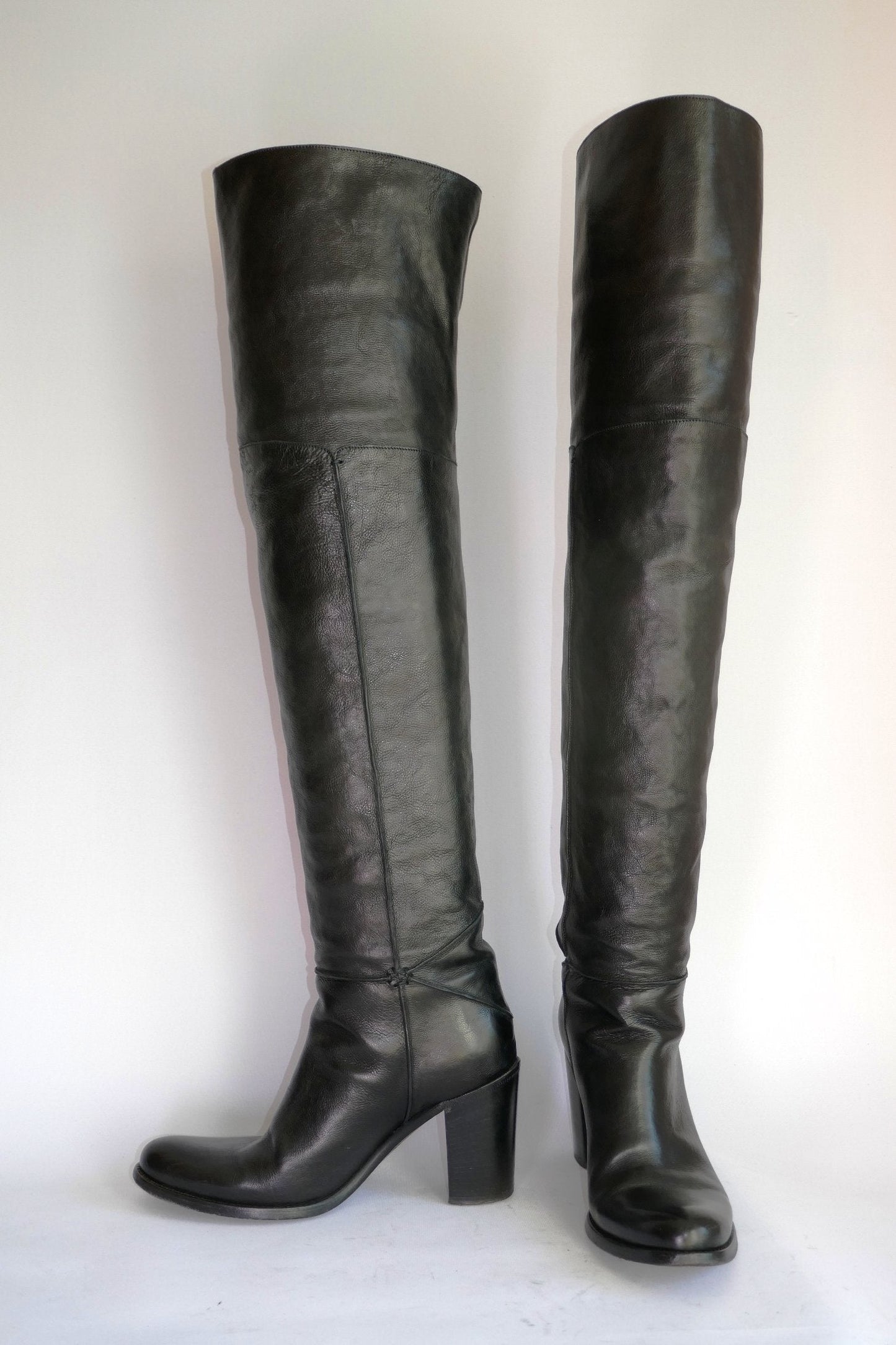BUUTS Sartore Overknees Leder schwarz 115001-7