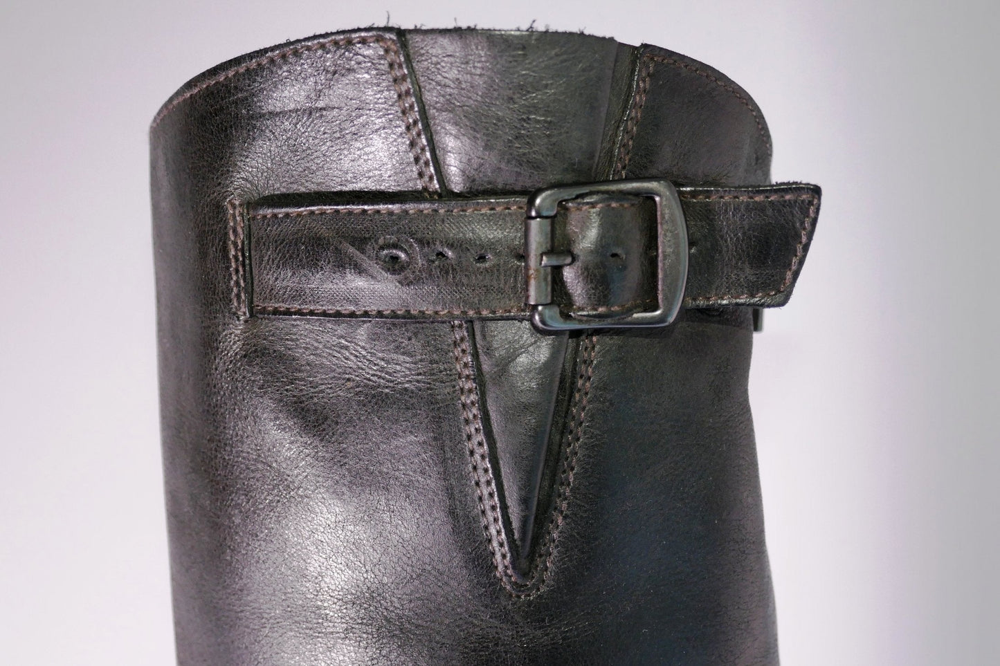 BUUTS Belstaff Hohe Stiefel Leder schwarz 116002-8