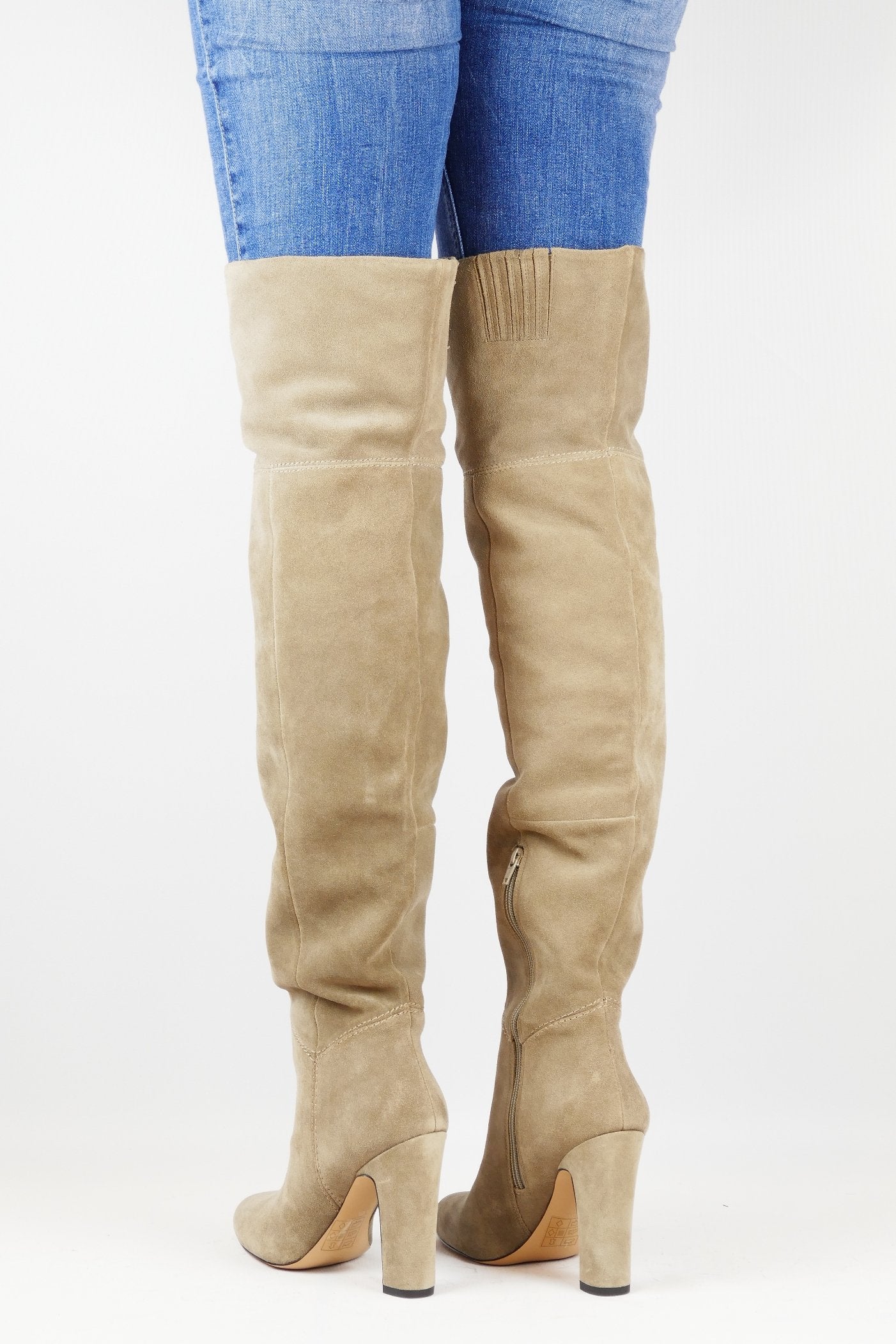 BUUTS ALDO Overknees Wildleder beige 117004-13