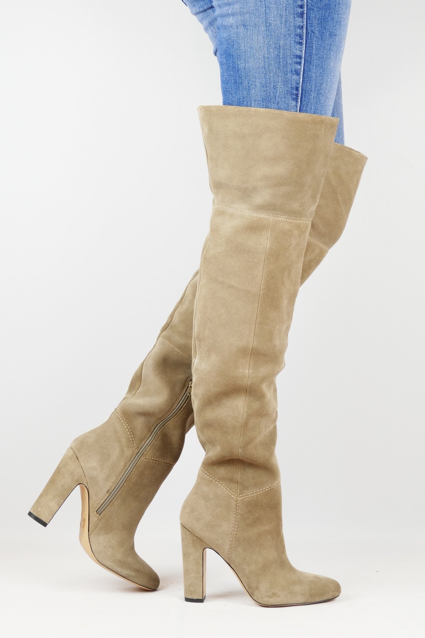 BUUTS ALDO Overknees Wildleder beige 117004-15