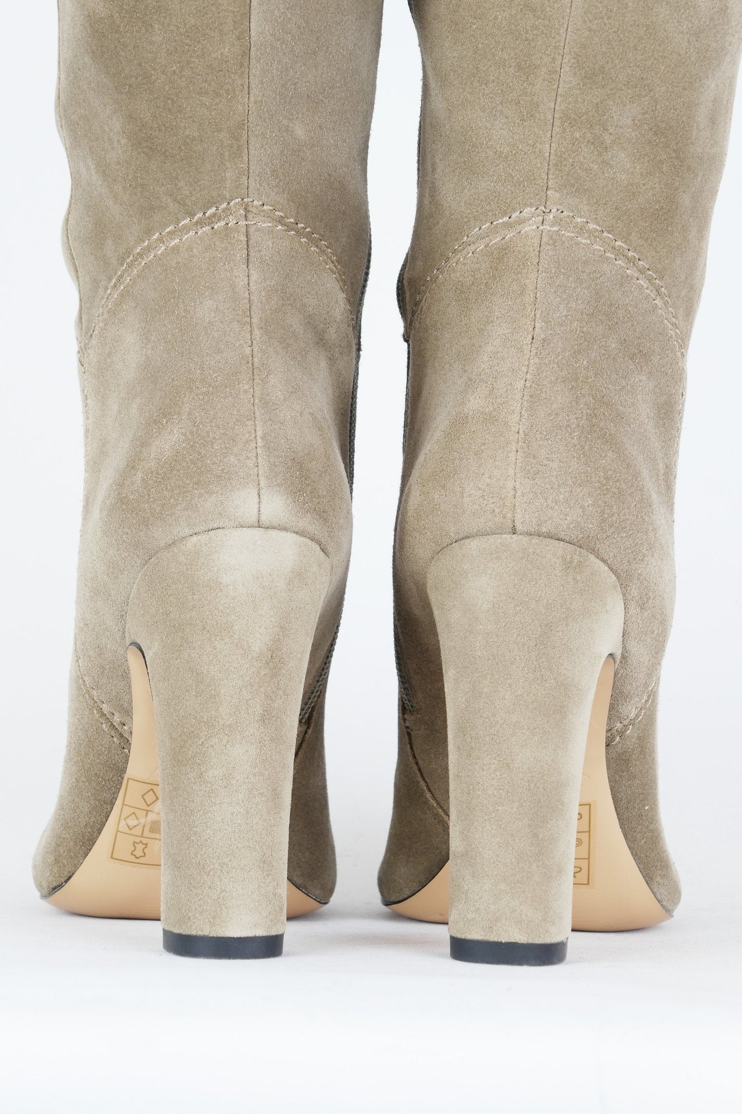 BUUTS ALDO Overknees Wildleder beige 117004-6