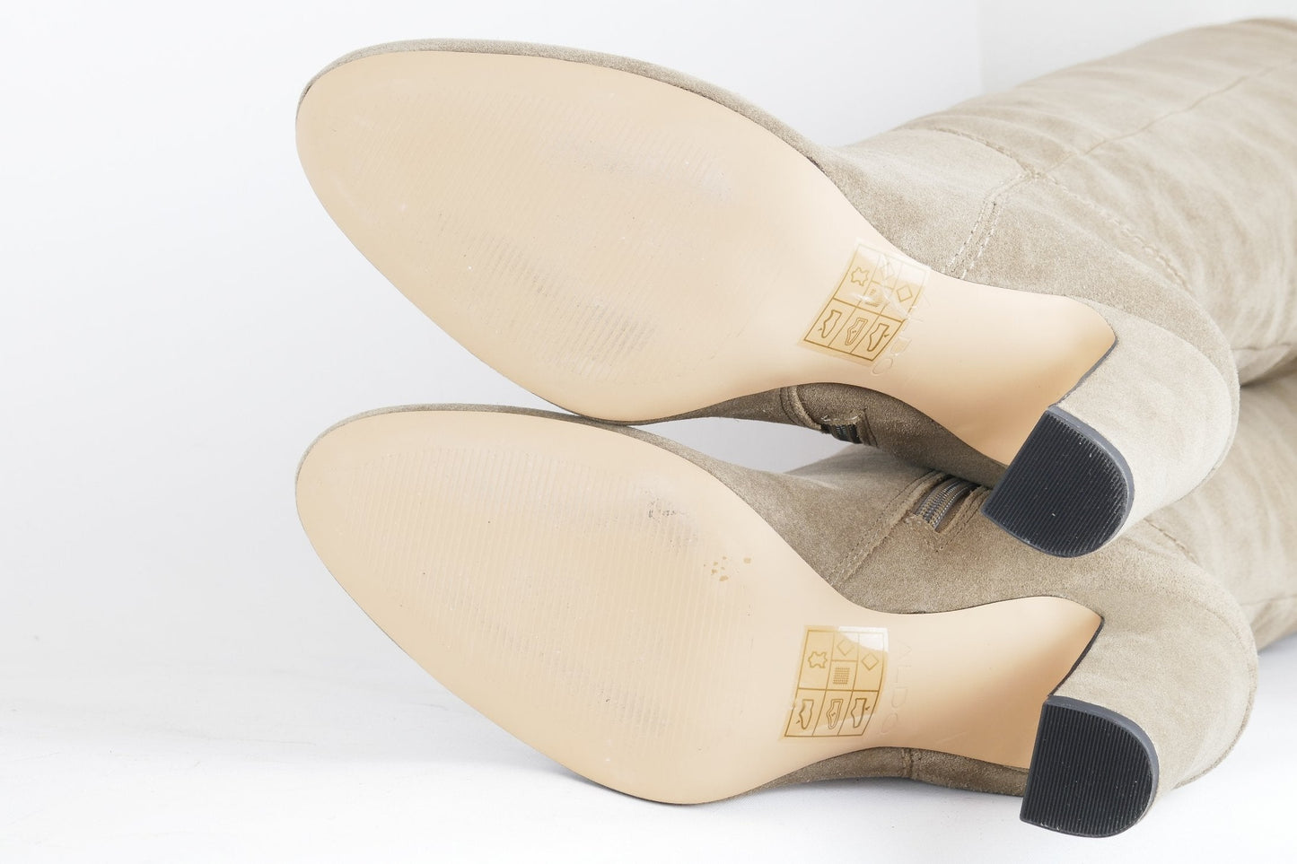 BUUTS ALDO Overknees Wildleder beige 117004-9