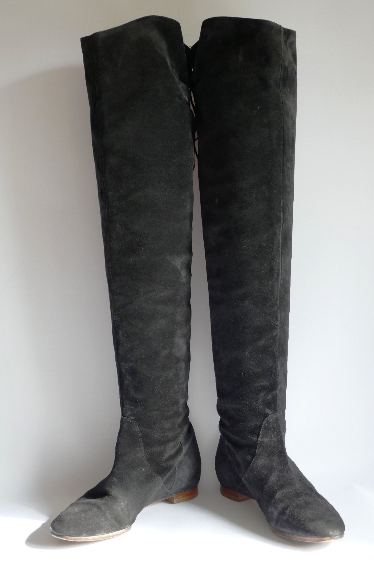 BUUTS Chloé Overknees Wildleder schwarz 117015-2