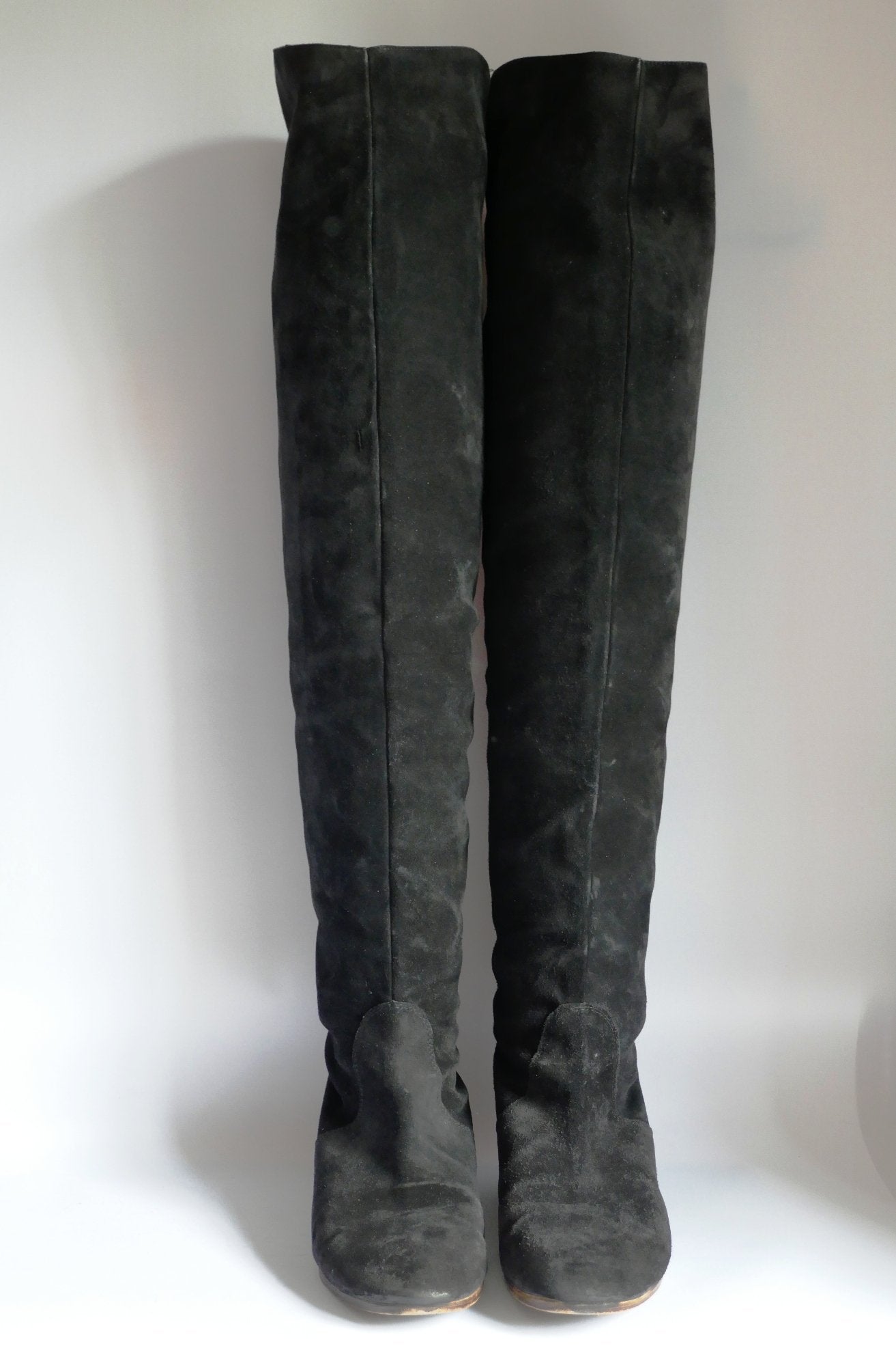 BUUTS Chloé Overknees Wildleder schwarz 117015-3