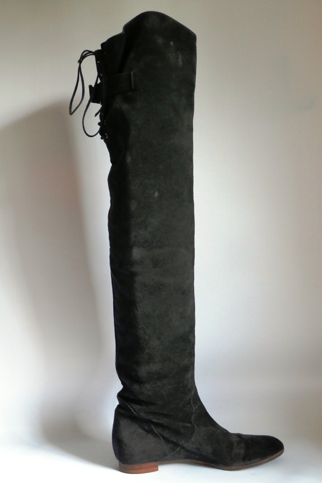 BUUTS Chloé Overknees Wildleder schwarz 117015-5