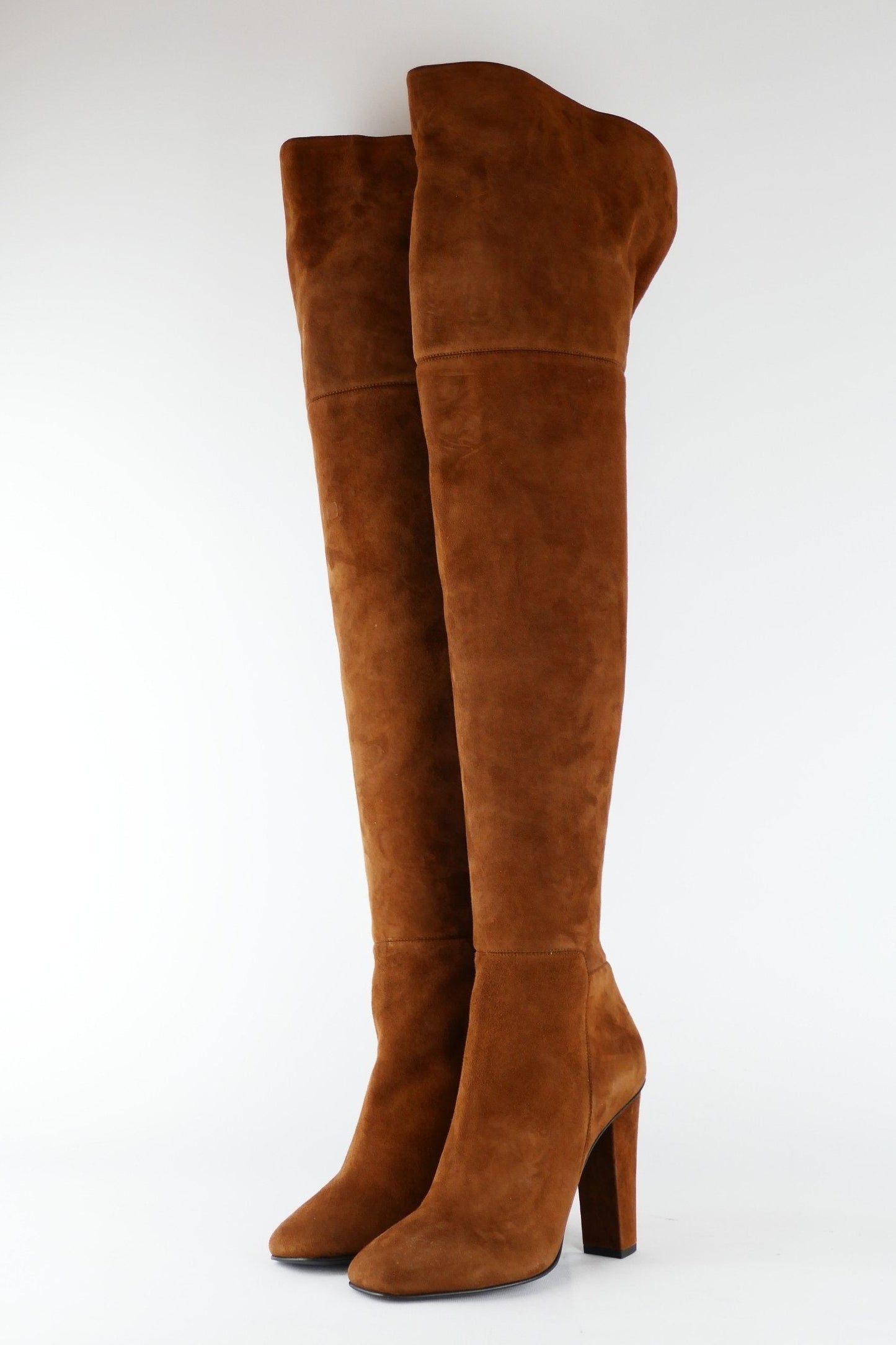 BUUTS Giuseppe Zanotti Overknees Wildleder cognac 118002-2