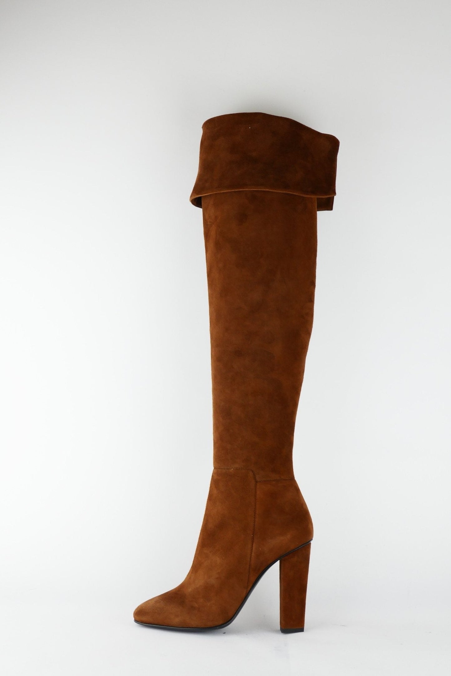 BUUTS Giuseppe Zanotti Overknees Wildleder cognac 118002-7