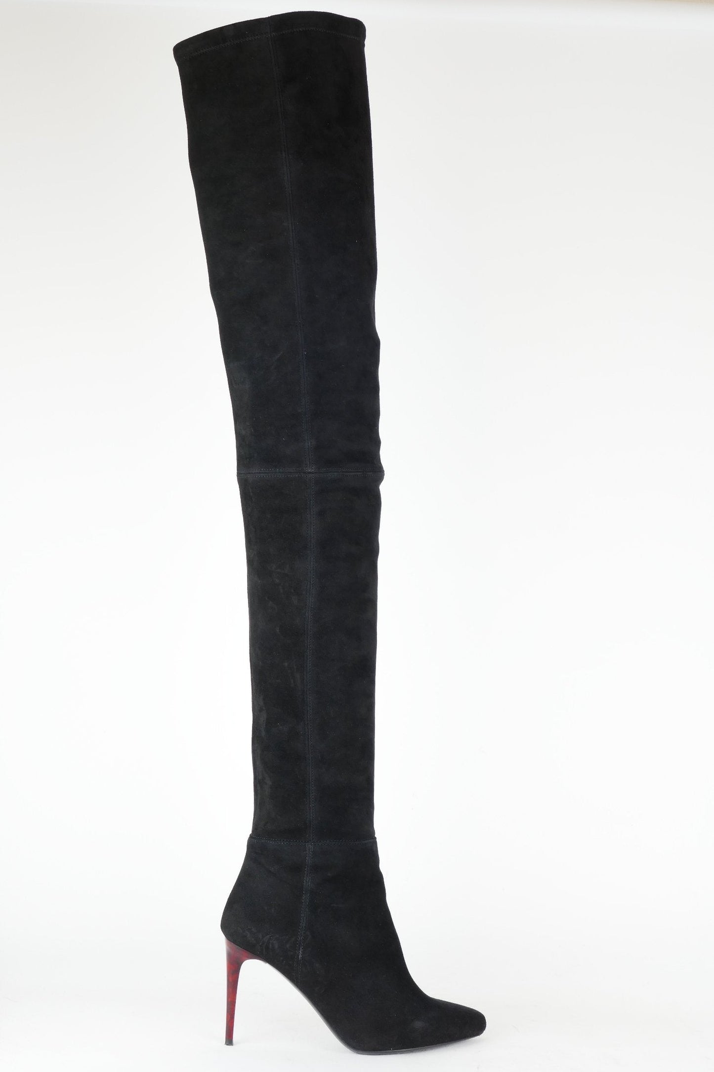 BUUTS Balmain H&M Overknees Wildleder schwarz 118006-3