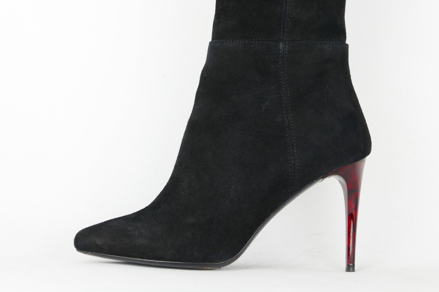 BUUTS Balmain H&M Overknees Wildleder schwarz 118006-8