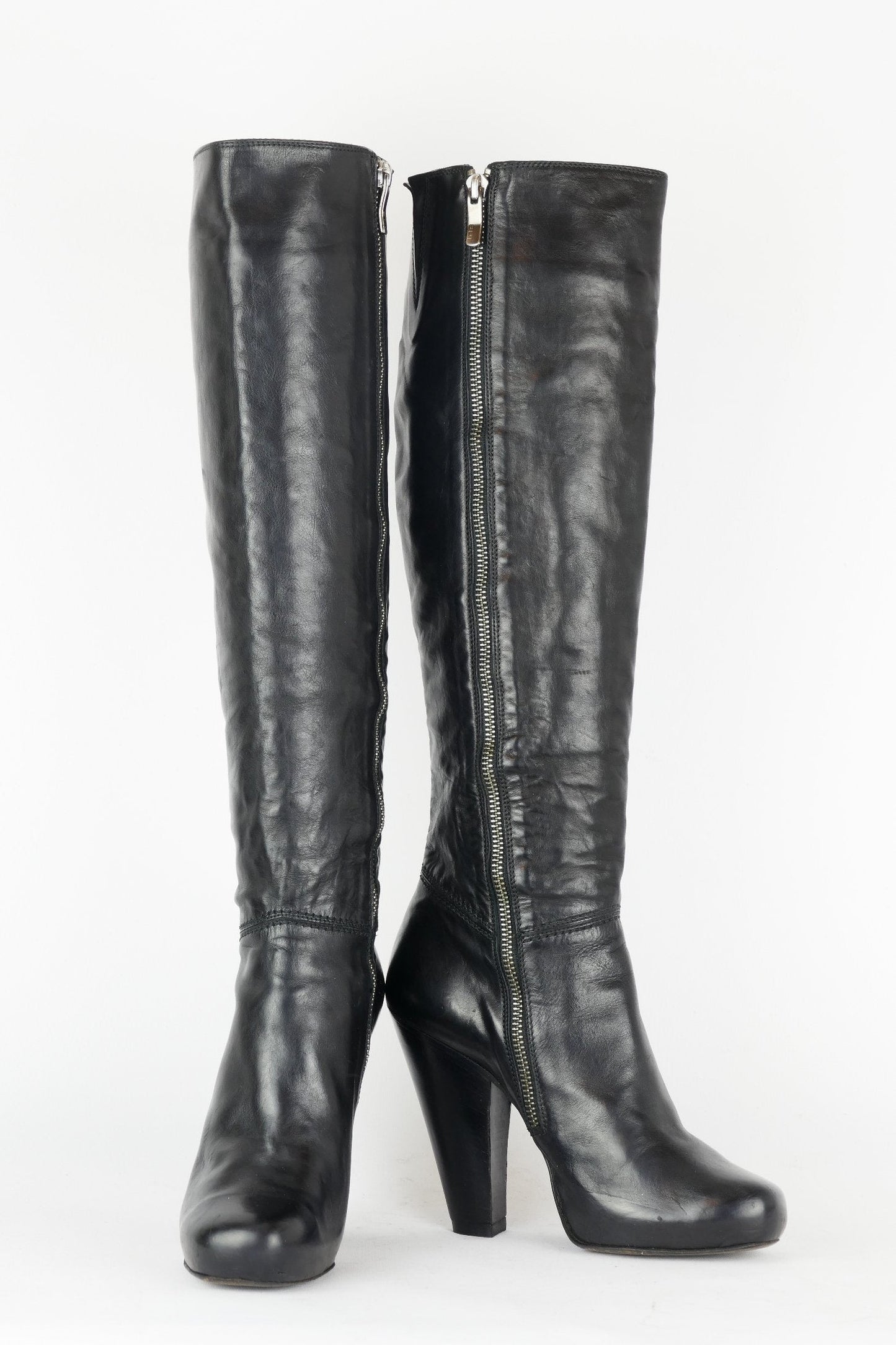 BUUTS Barbara Bui Stiefel Leder schwarz 118016-6