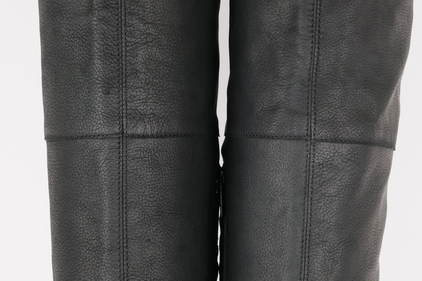 BUUTS Stefanel Overknees Leder schwarz 118019-11