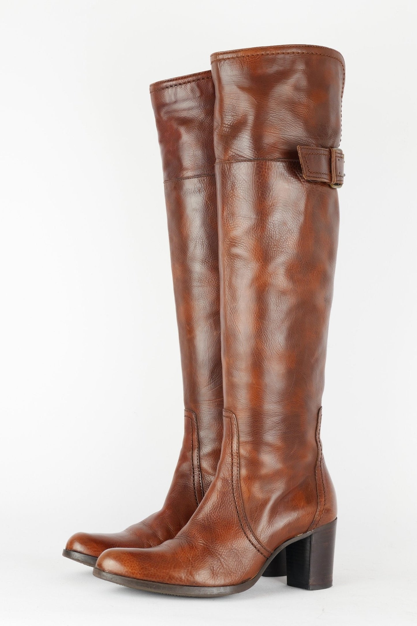 BUUTS Maripe Stiefel Leder mittelbraun 118020-2