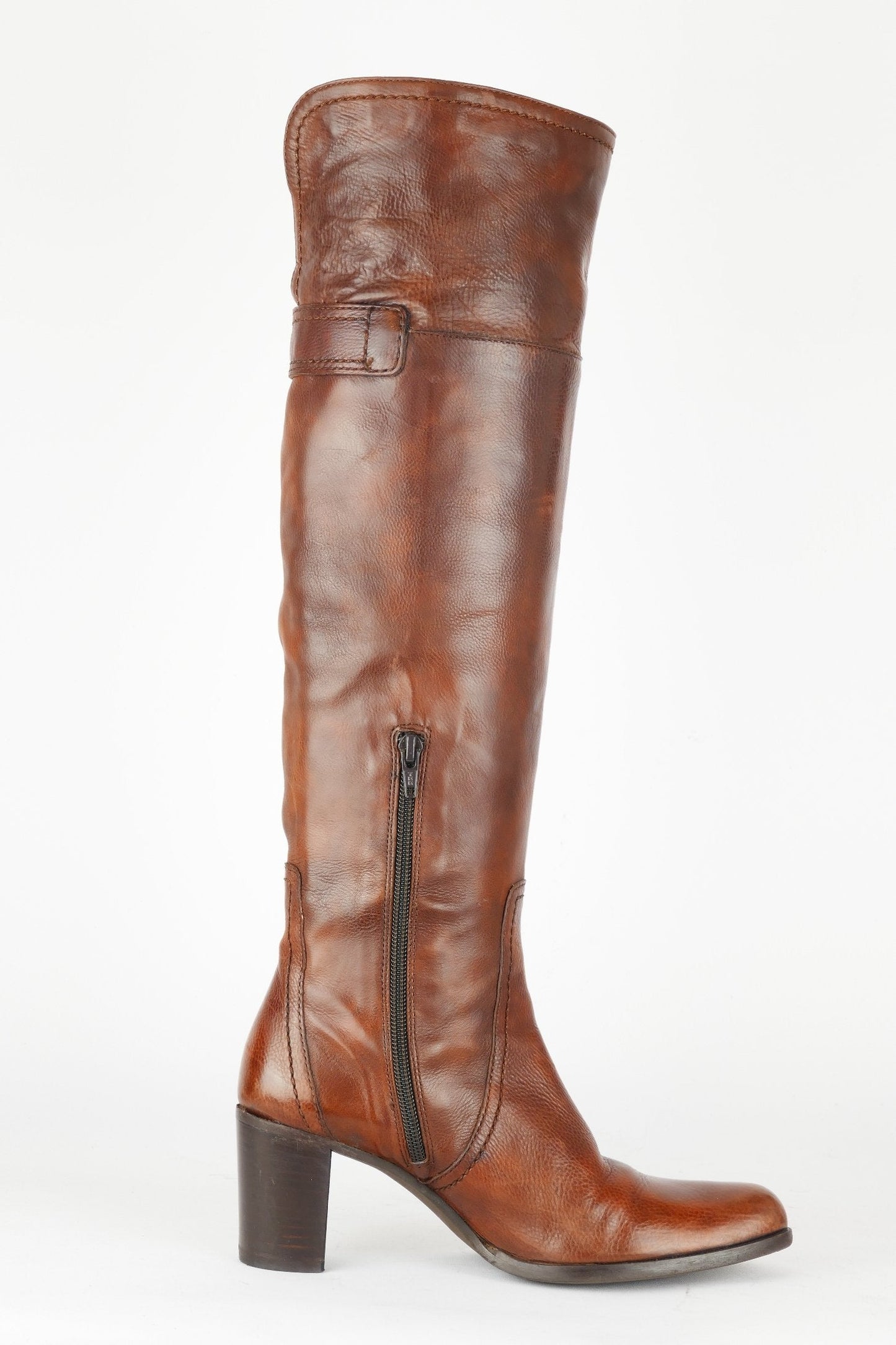 BUUTS Maripe Stiefel Leder mittelbraun 118020-3
