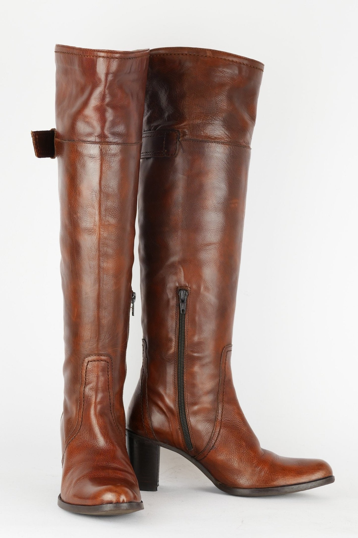 BUUTS Maripe Stiefel Leder mittelbraun 118020-6
