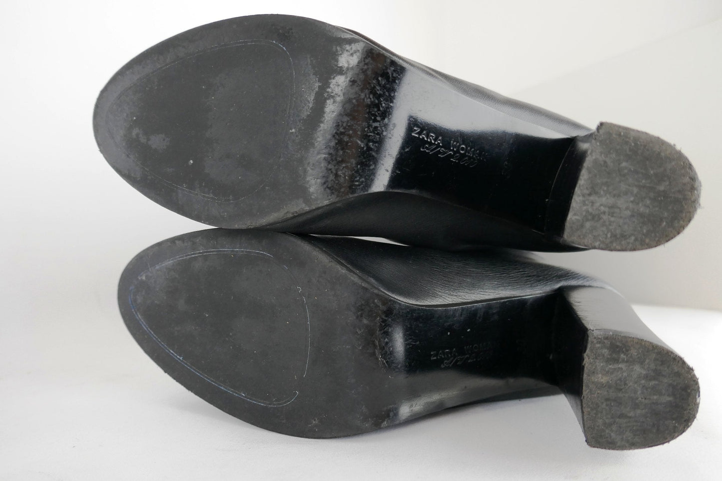 BUUTS Zara Overknees Leder schwarz 118022-10