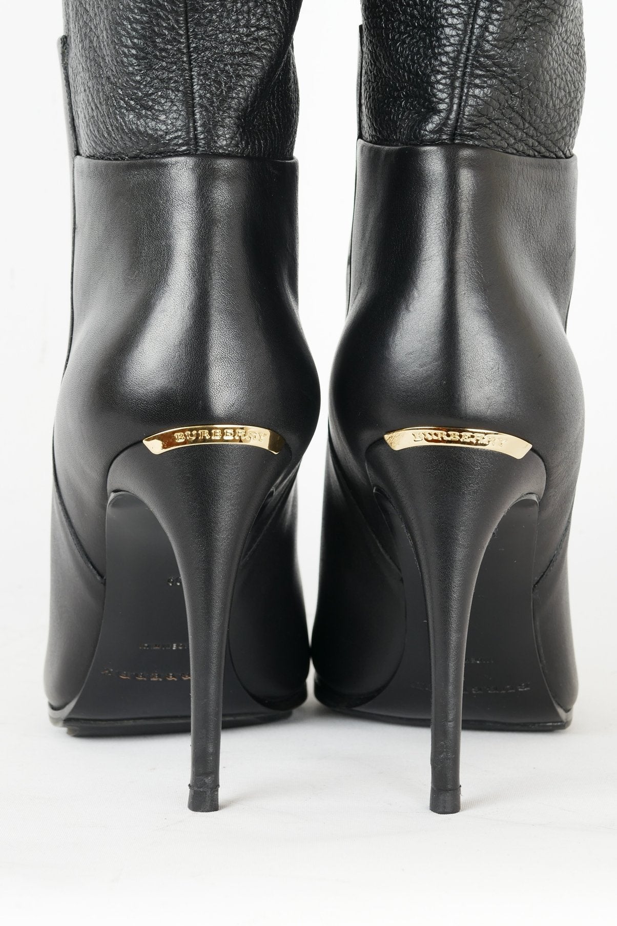 Hohe Stiefel Leder schwarz