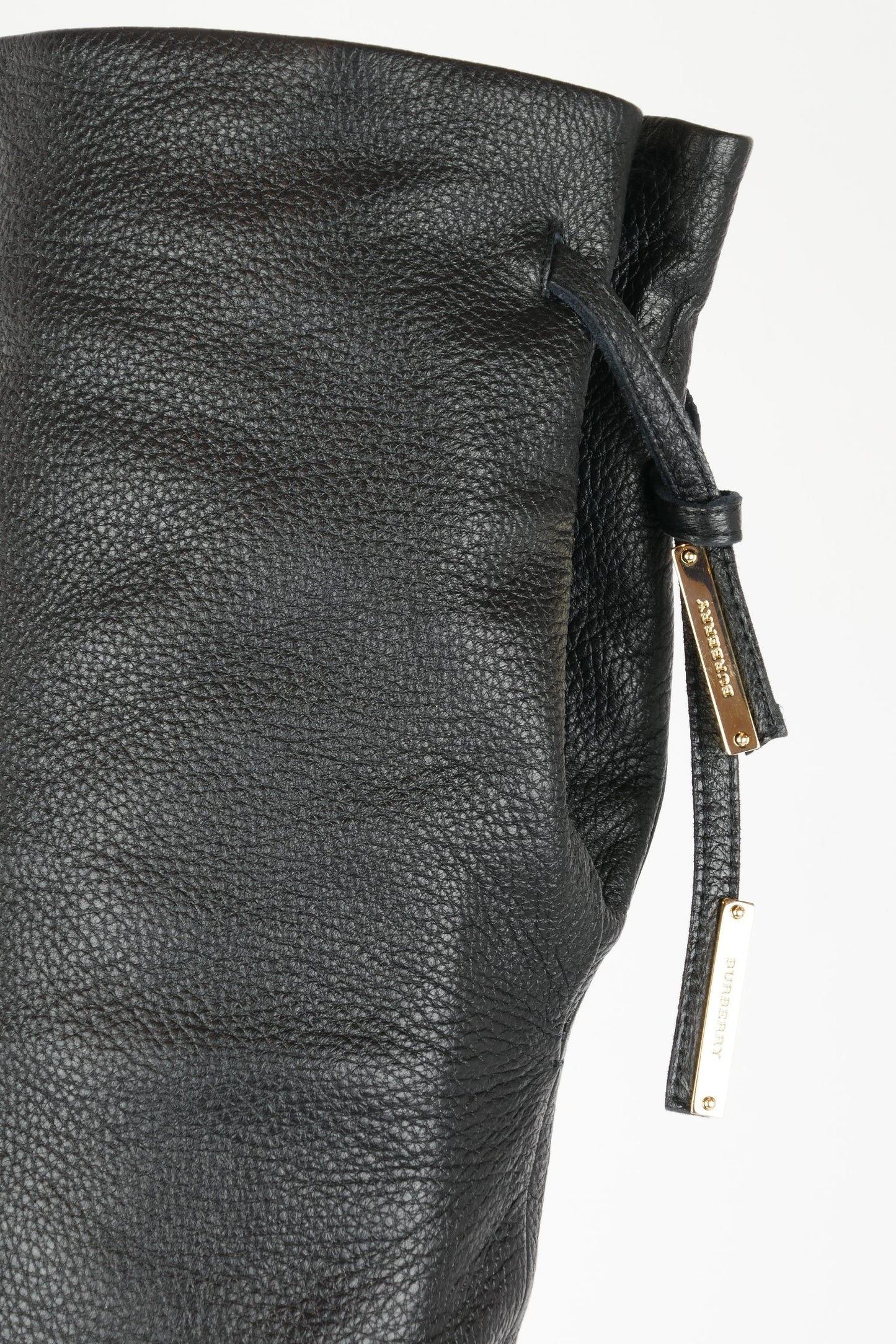 Hohe Stiefel Leder schwarz