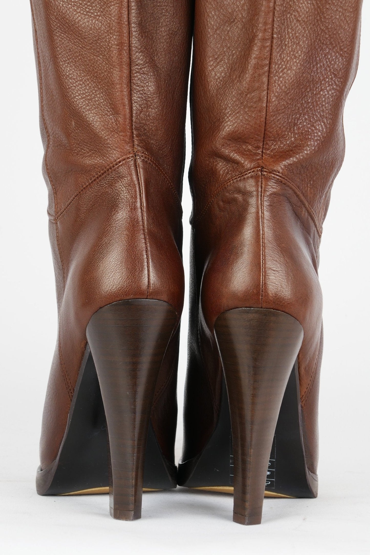 BUUTS H&M Hohe Stiefel Leder mittelbraun 118035-7