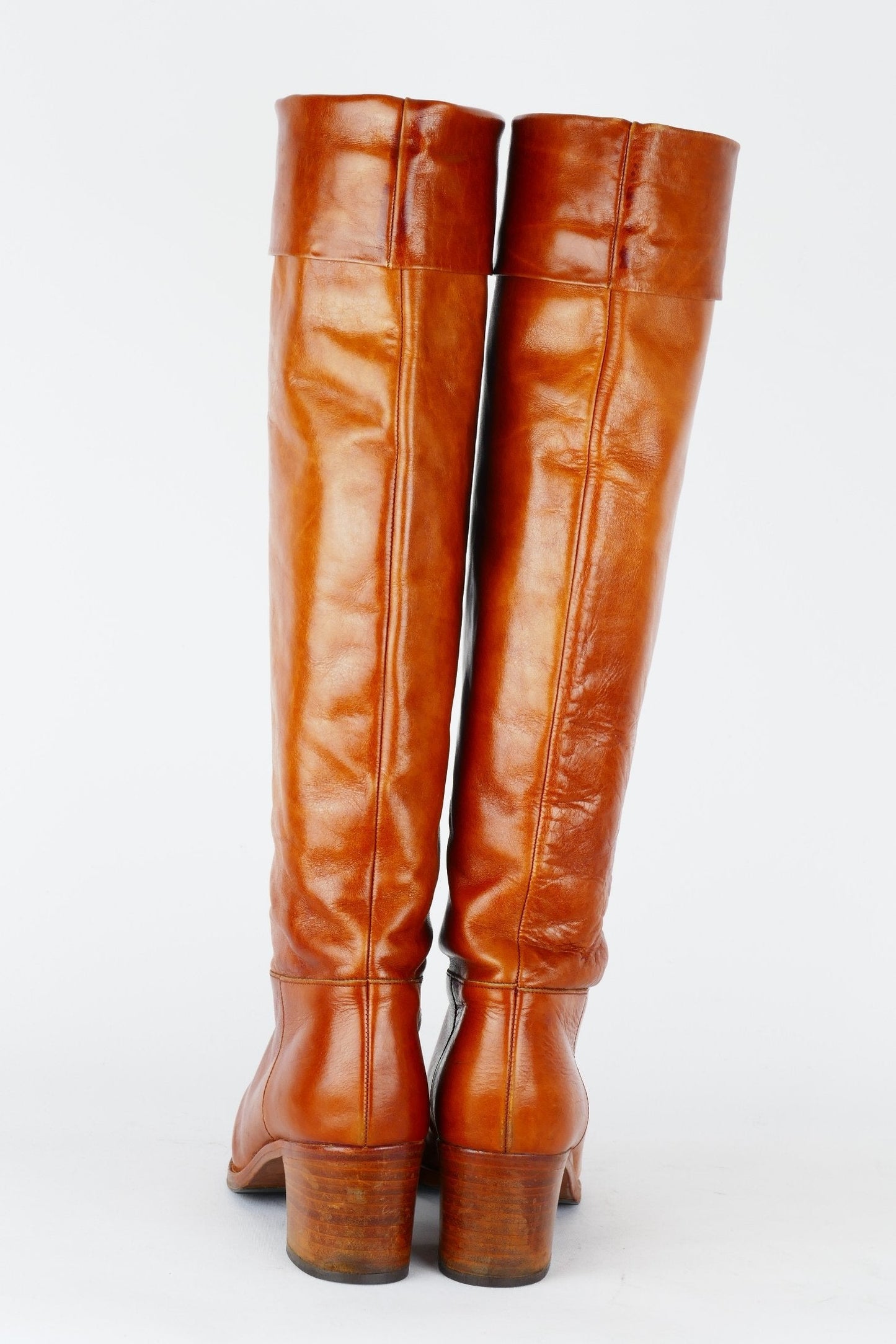 BUUTS Vintage Vintage-Stiefel Leder tabac 118037-5