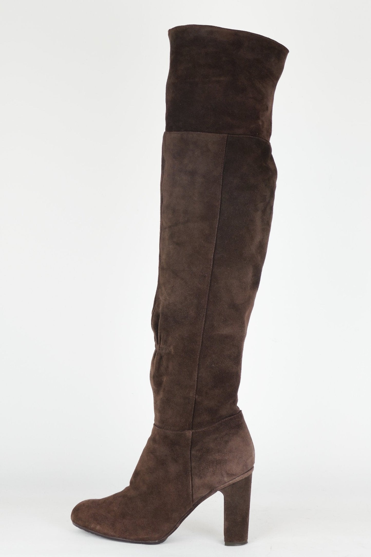 BUUTS Belmondo Overknees Wildleder dunkelbraun 118048-1