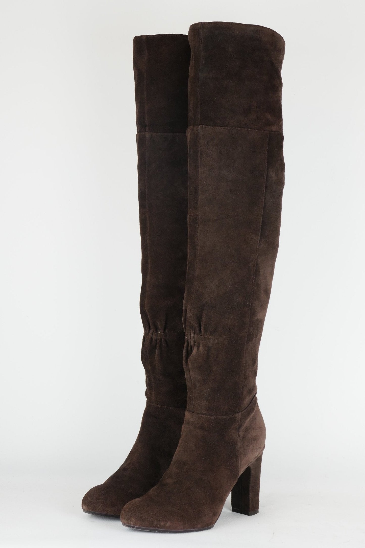 BUUTS Belmondo Overknees Wildleder dunkelbraun 118048-2