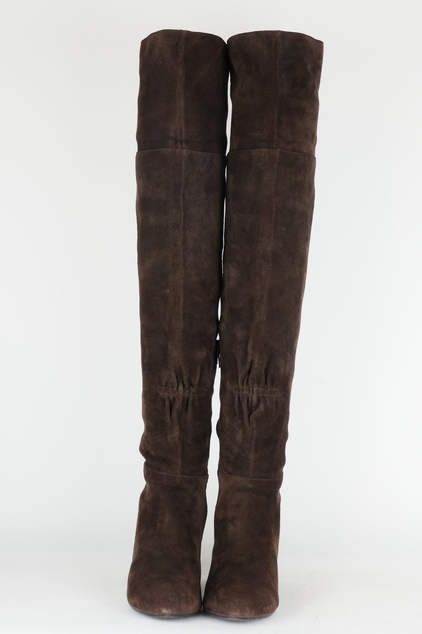 BUUTS Belmondo Overknees Wildleder dunkelbraun 118048-4