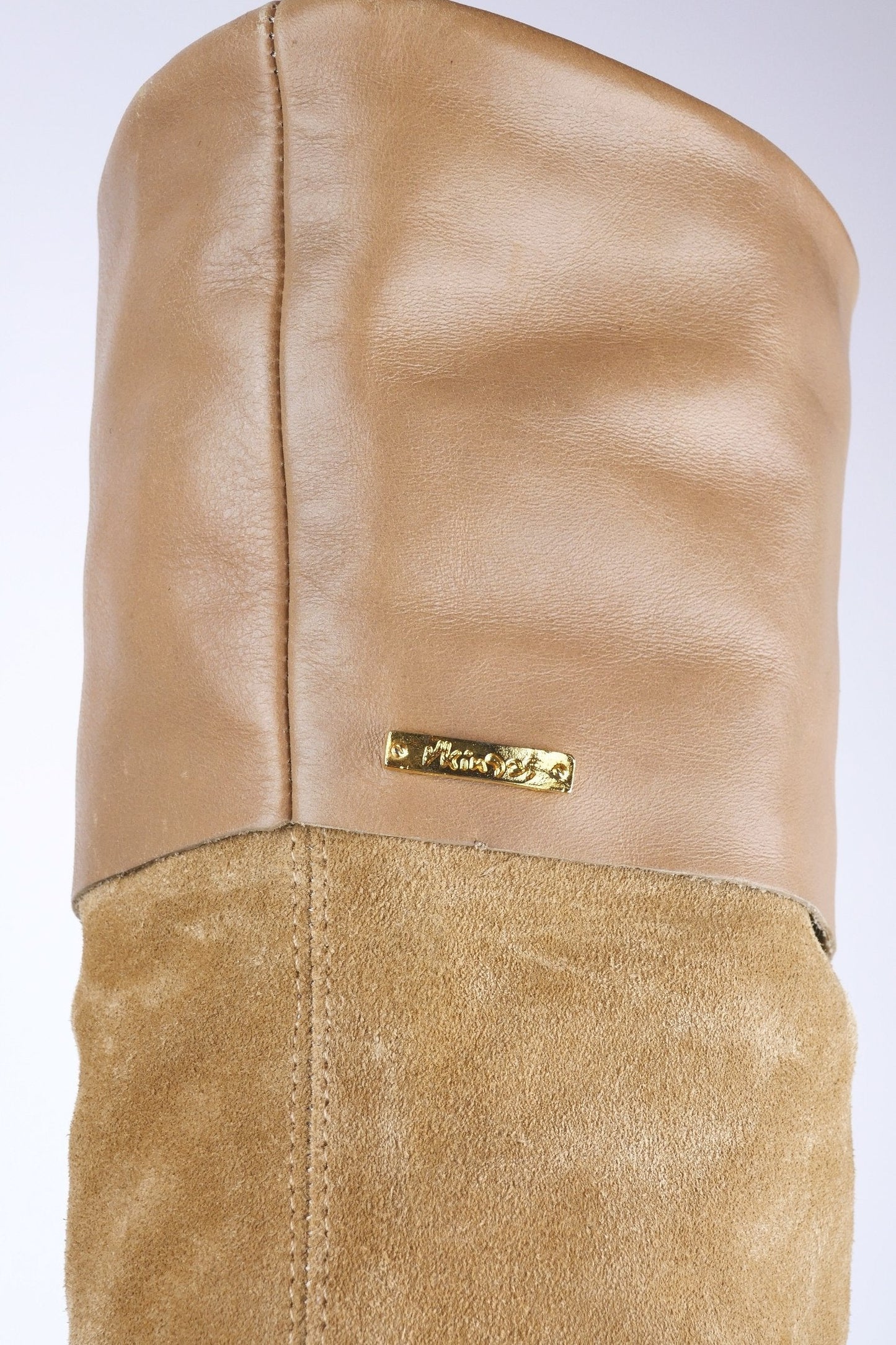BUUTS Vkingas Overknees Wildleder beige 118056-10
