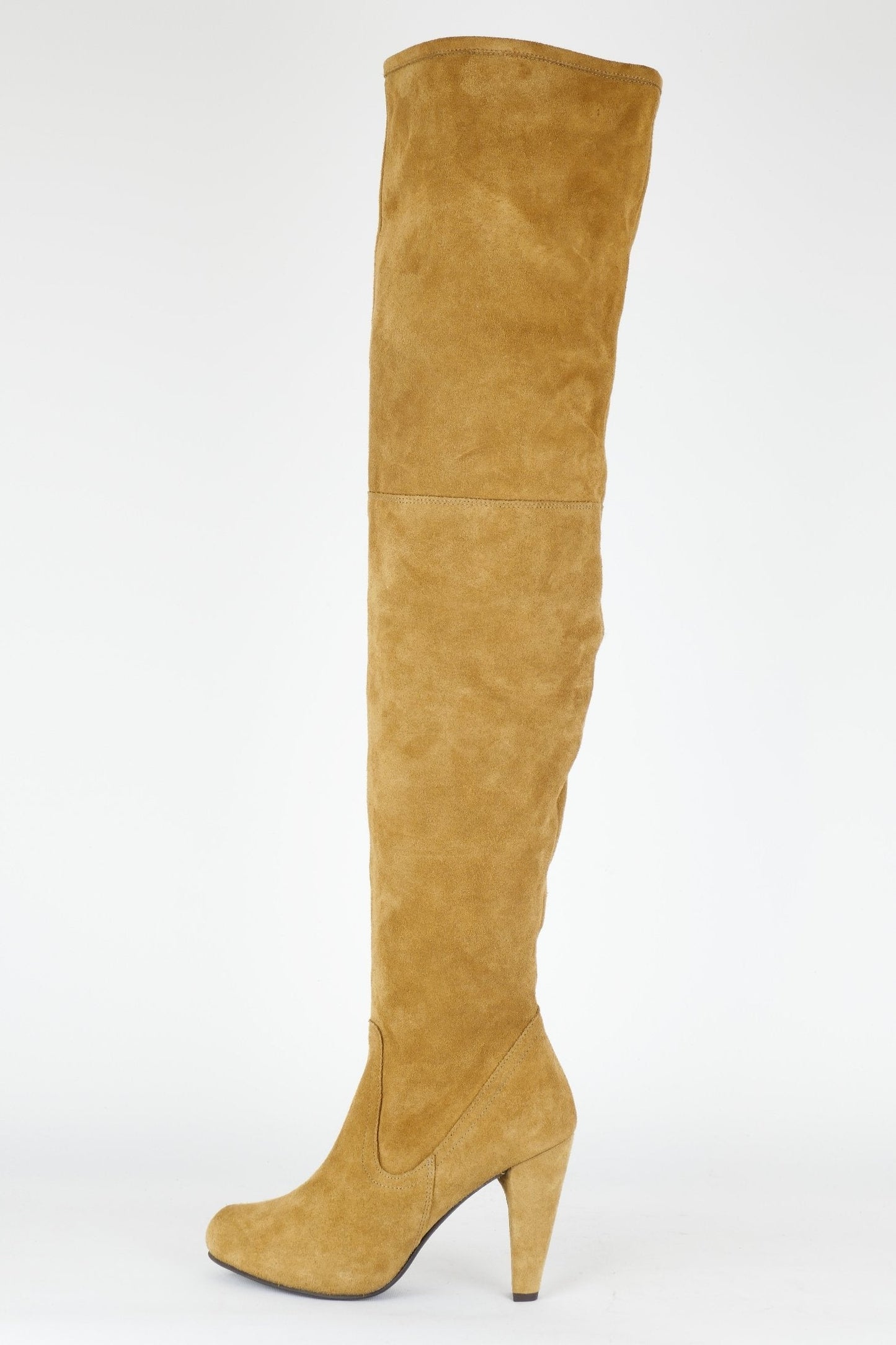 BUUTS Conley Overknees Wildleder beige 118057-1
