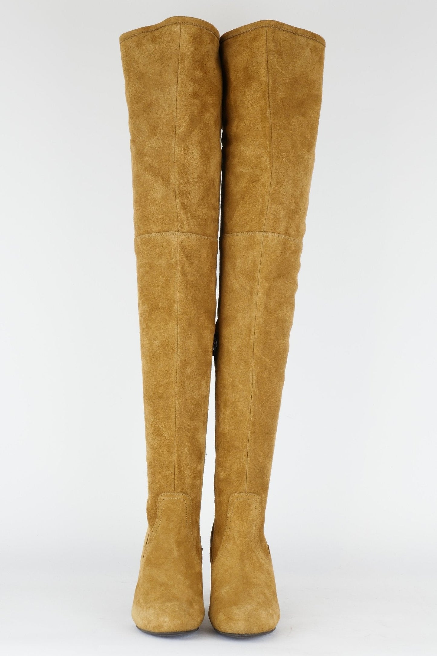 BUUTS Conley Overknees Wildleder beige 118057-4