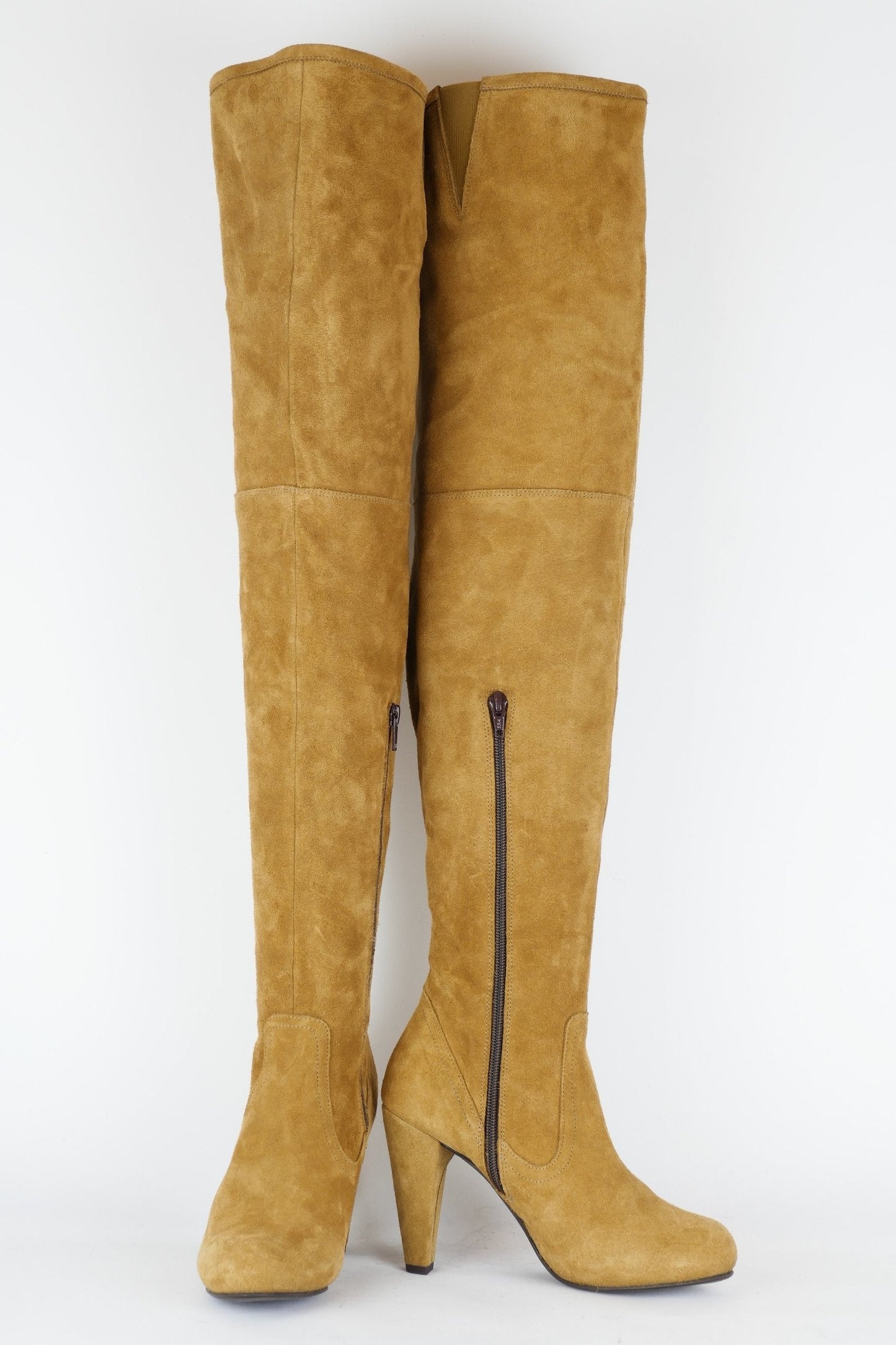 BUUTS Conley Overknees Wildleder beige 118057-6