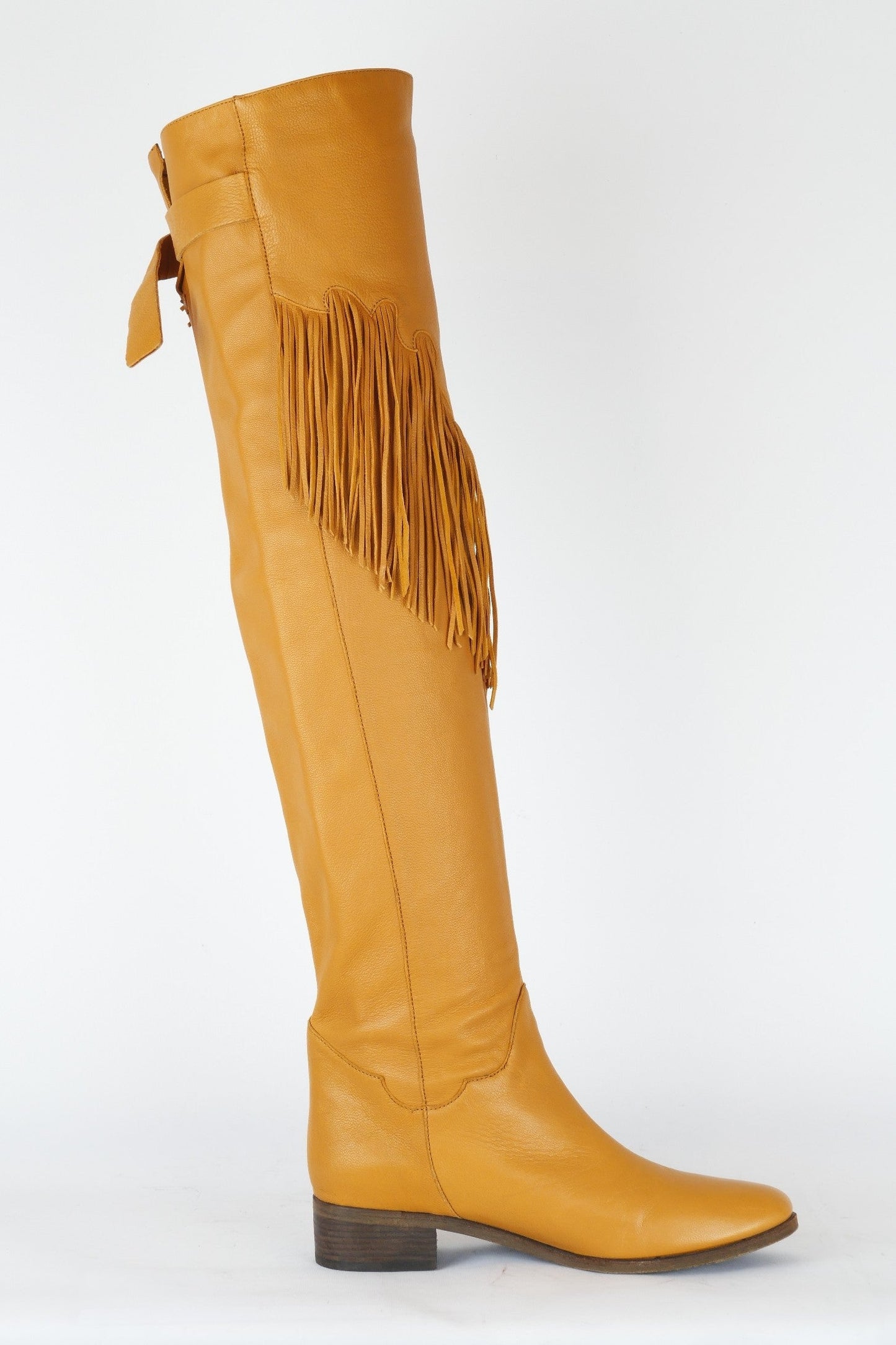 BUUTS See by Chloé Overknees Leder beige 119007-3