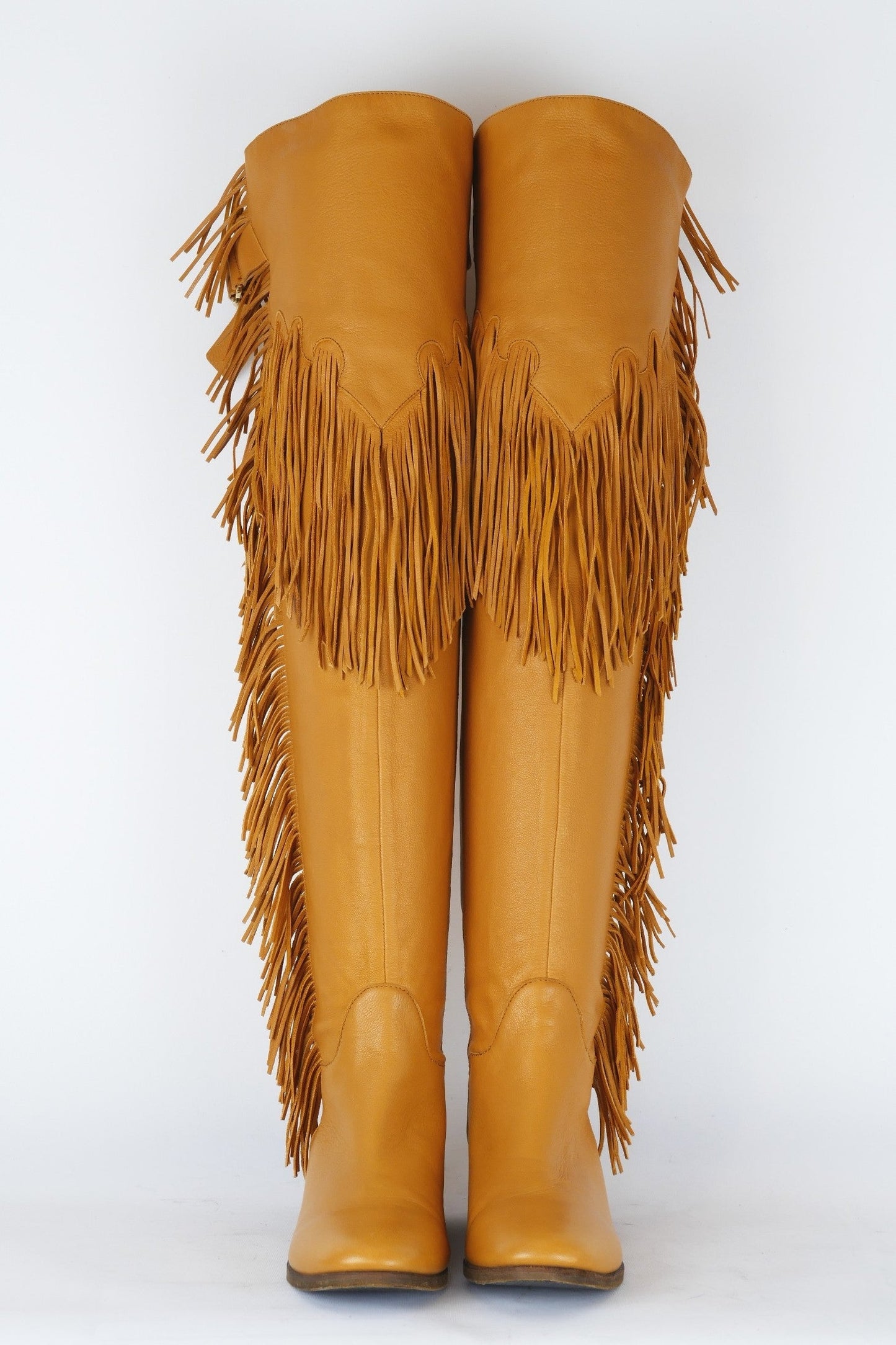 BUUTS See by Chloé Overknees Leder beige 119007-4