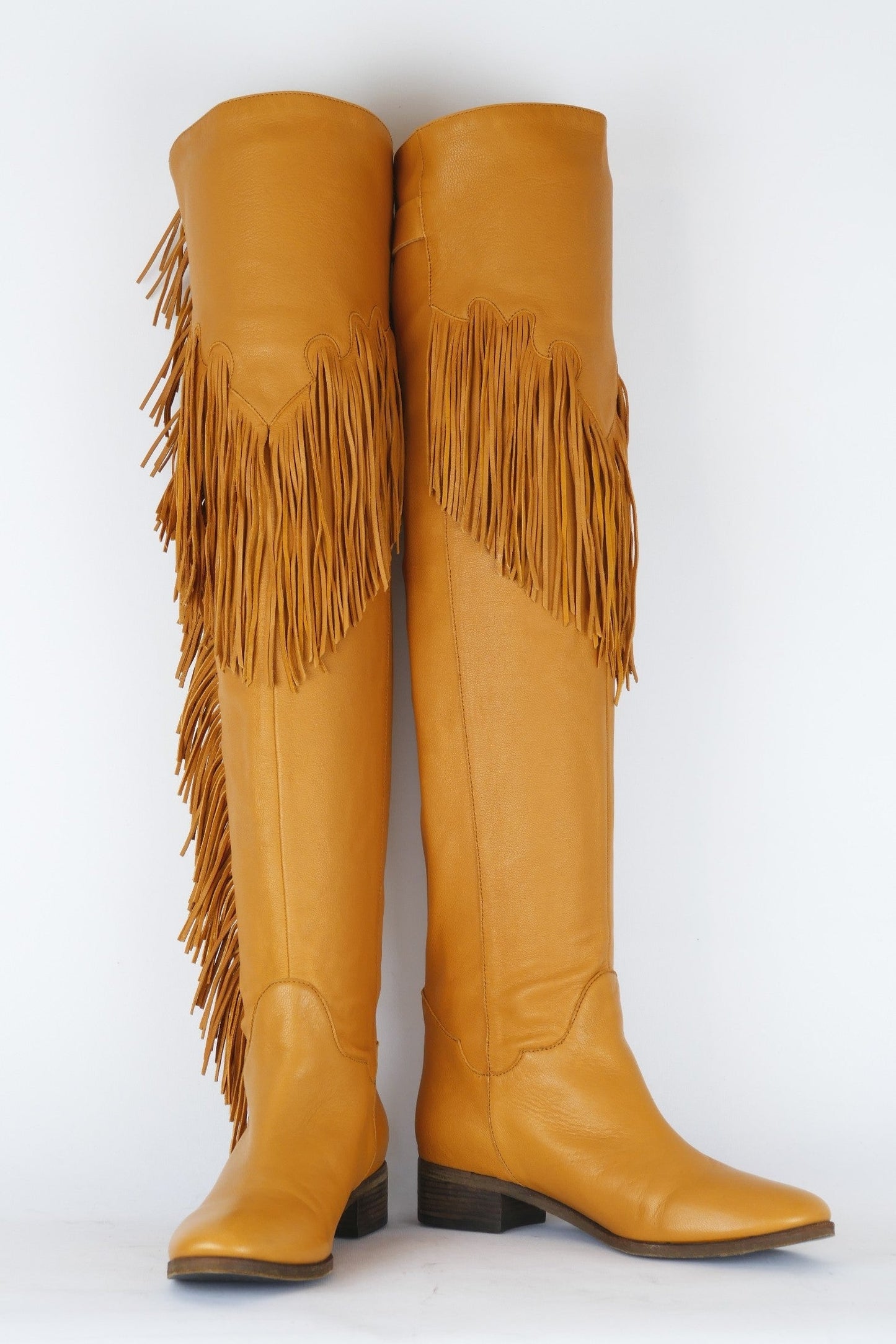 BUUTS See by Chloé Overknees Leder beige 119007-6