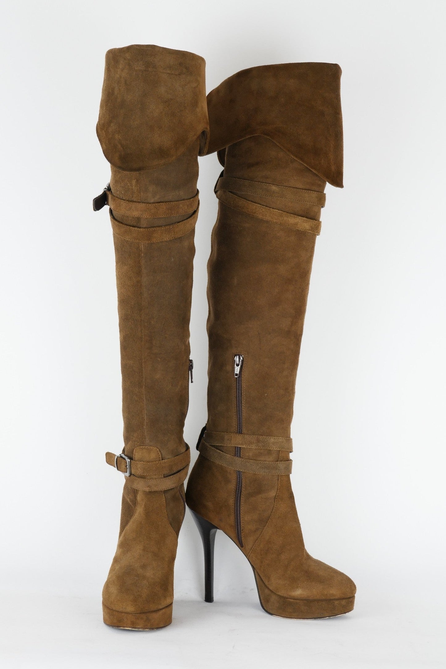 BUUTS Navyboot Overknees Wildleder camel 119014-11