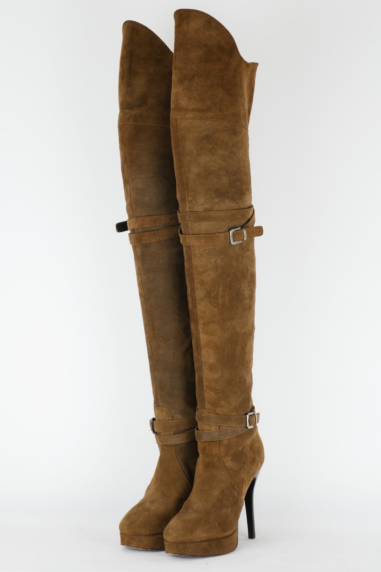 BUUTS Navyboot Overknees Wildleder camel 119014-2