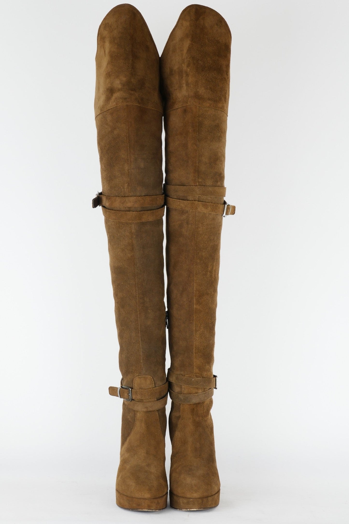 BUUTS Navyboot Overknees Wildleder camel 119014-4