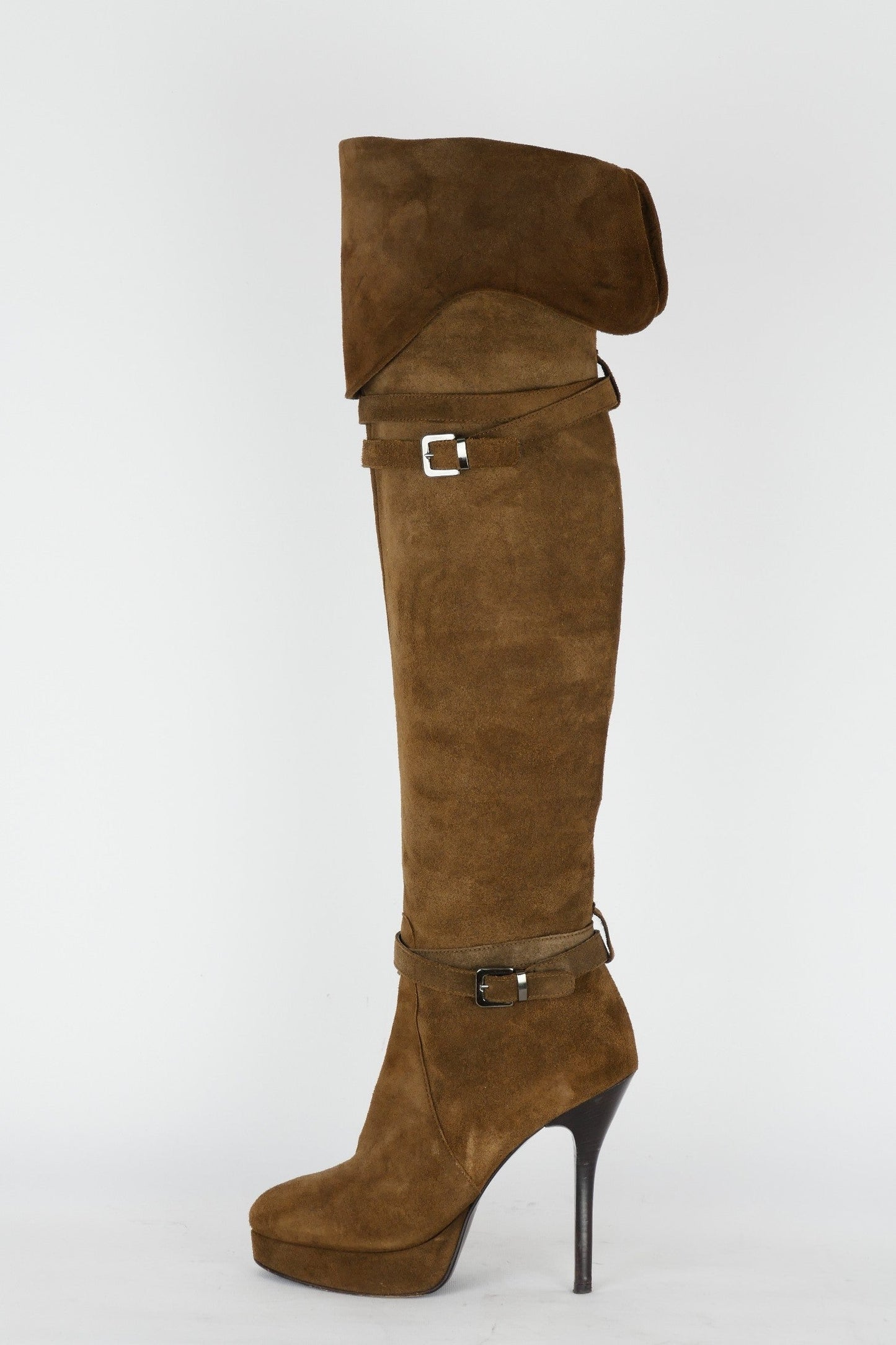 BUUTS Navyboot Overknees Wildleder camel 119014-6