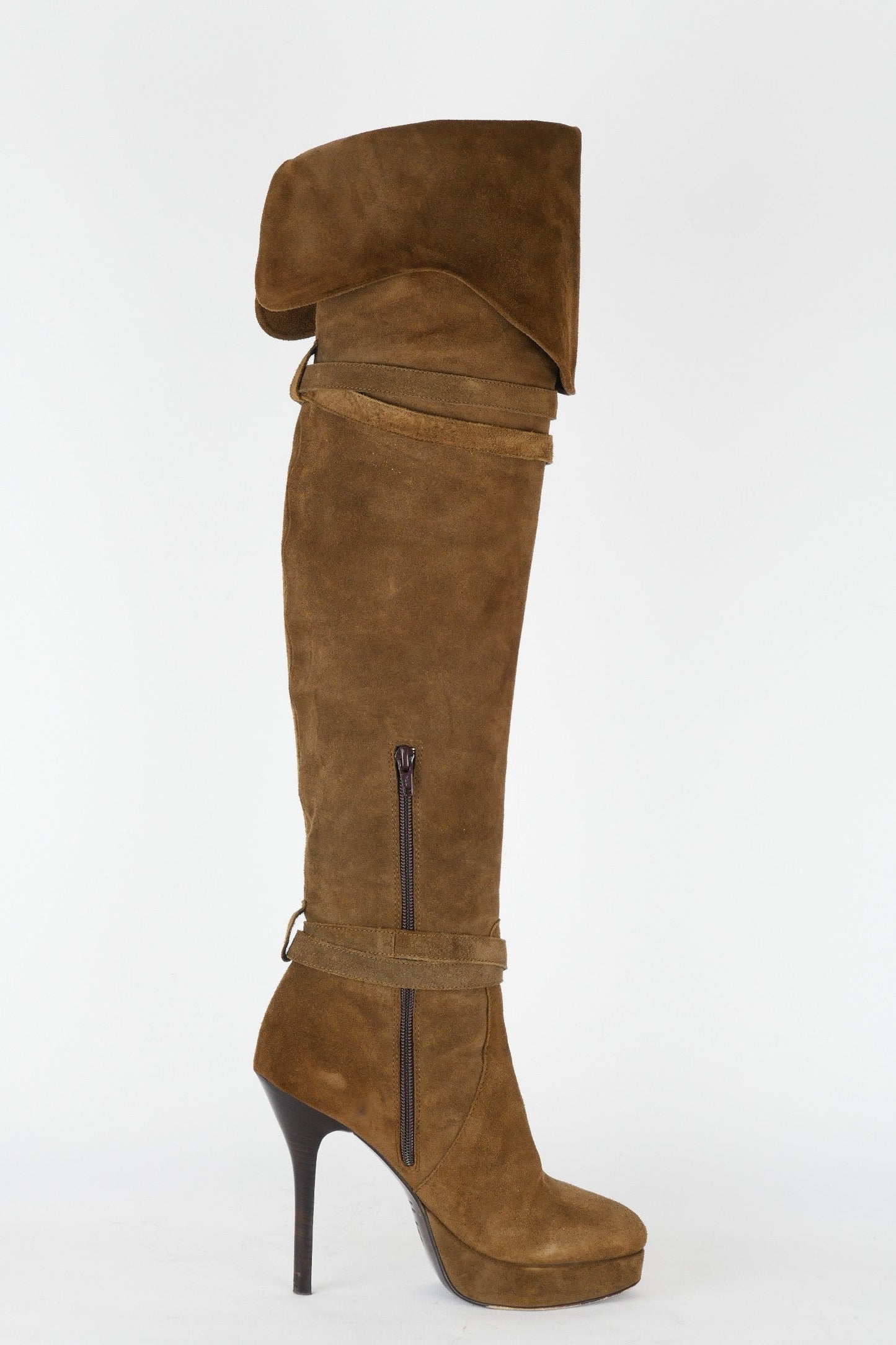 BUUTS Navyboot Overknees Wildleder camel 119014-7
