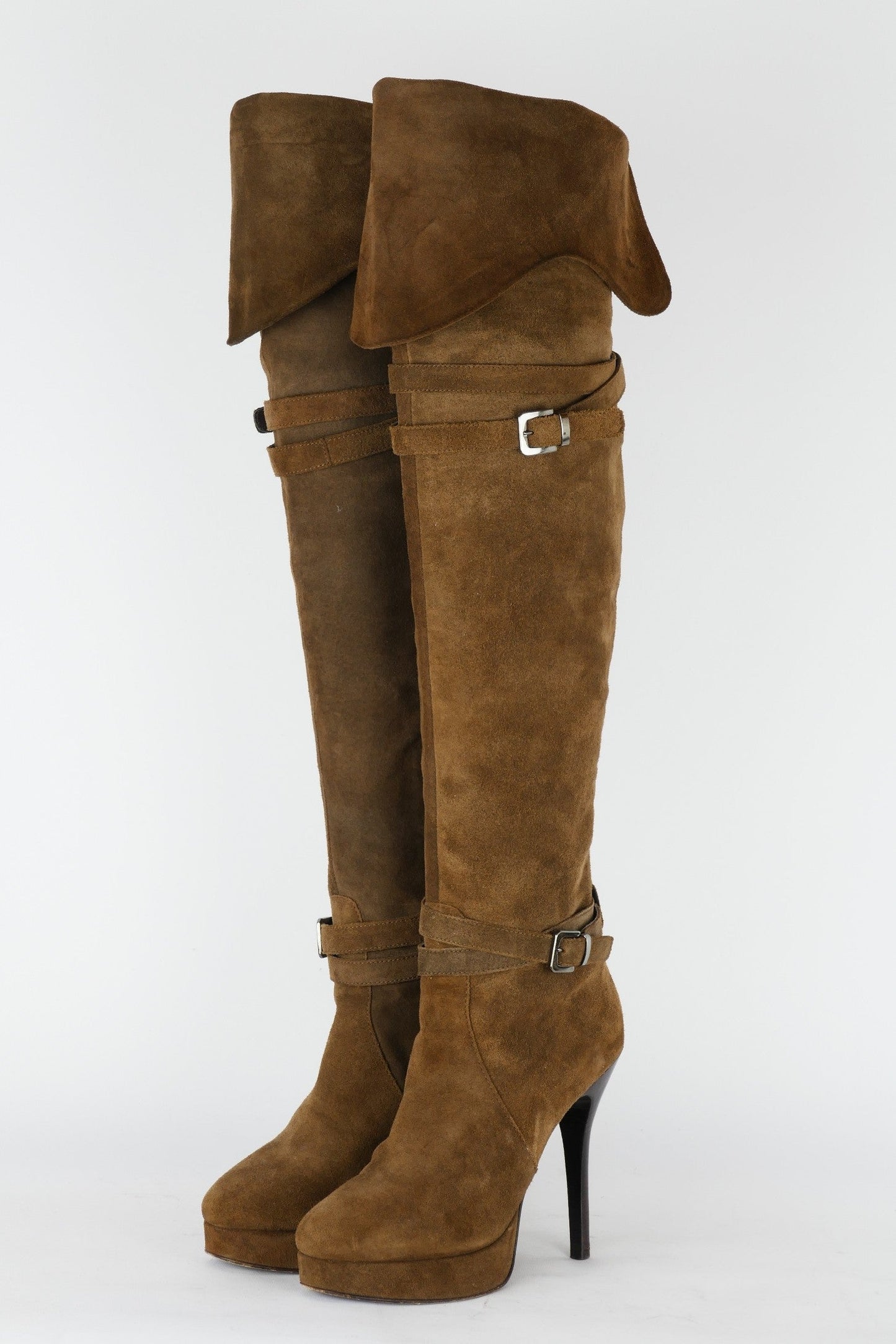 BUUTS Navyboot Overknees Wildleder camel 119014-9