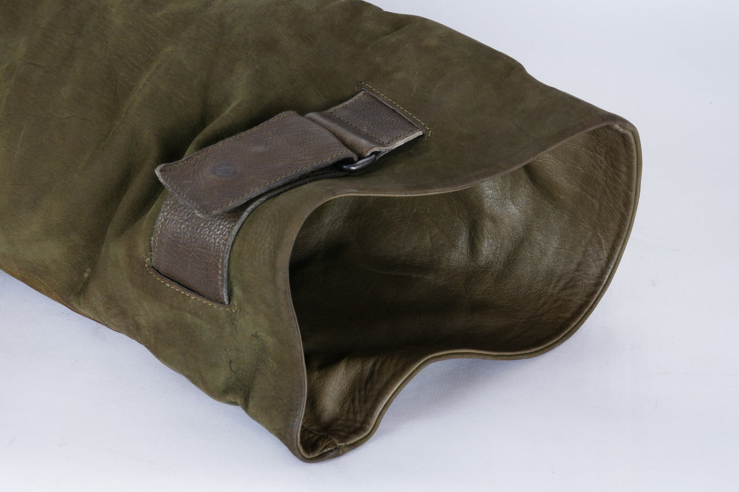 BUUTS Vic Matie Overknees Leder oliv 119015-11