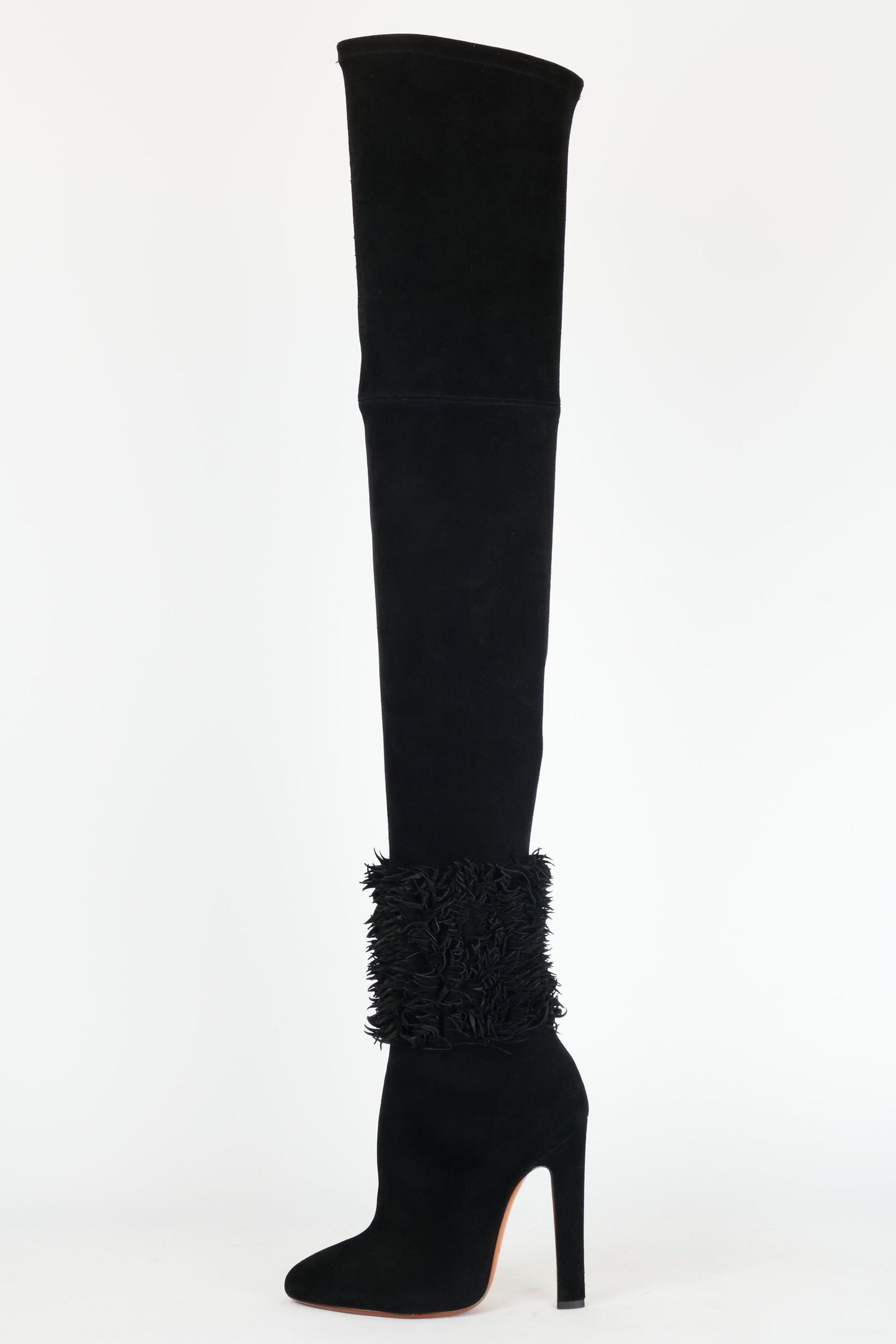 BUUTS Alaia Overknees Wildleder schwarz 220029-1
