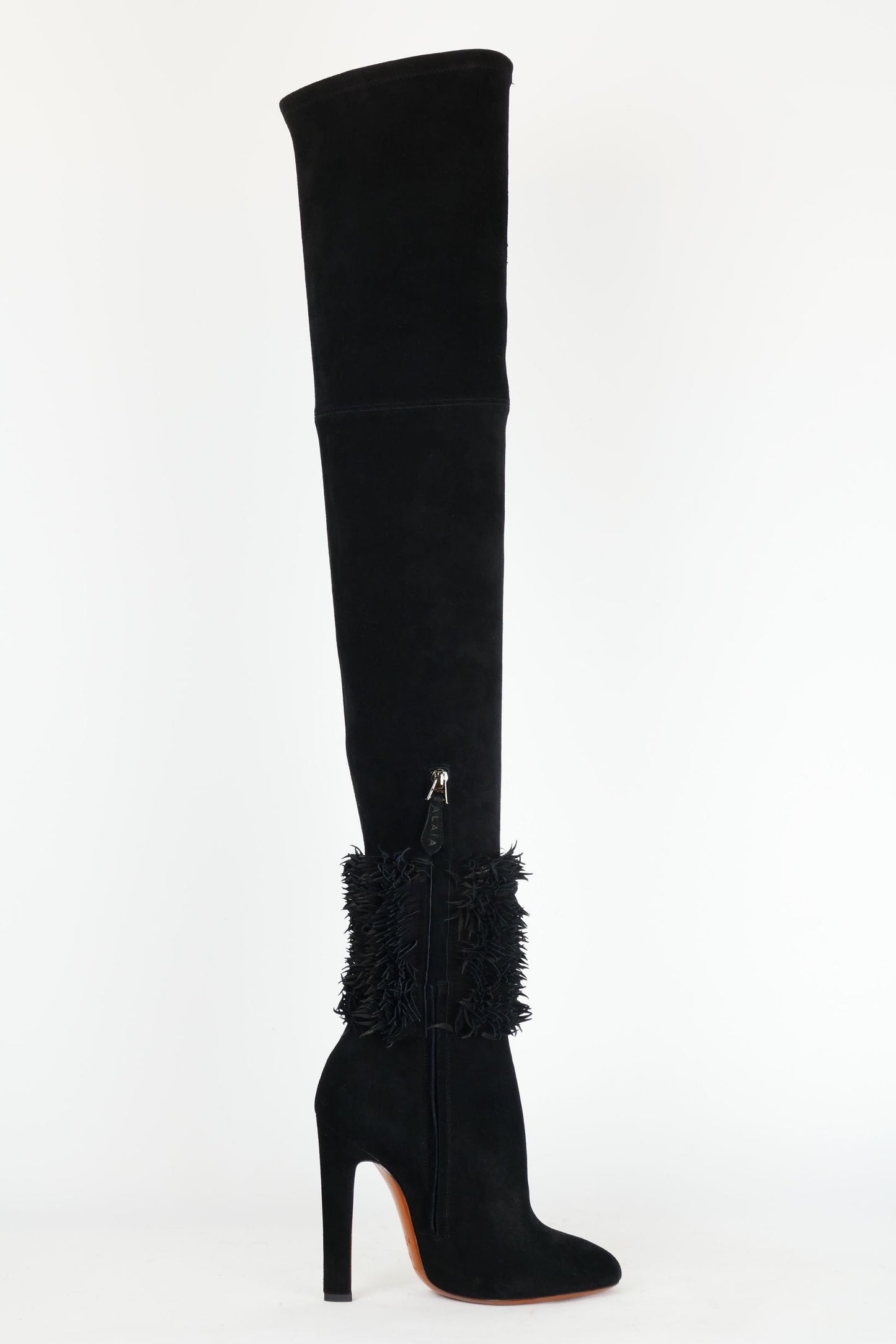 BUUTS Alaia Overknees Wildleder schwarz 220029-3