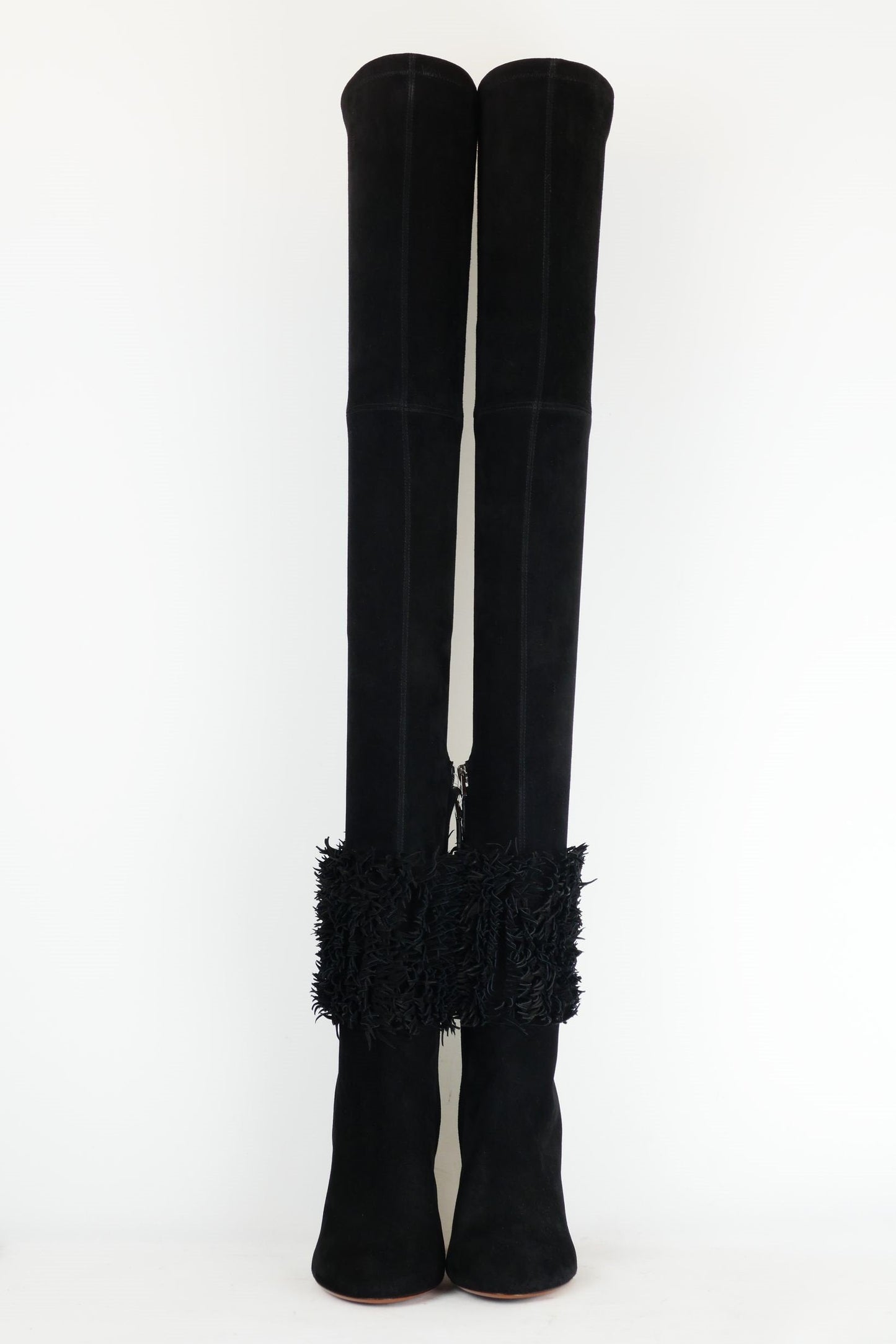 BUUTS Alaia Overknees Wildleder schwarz 220029-5