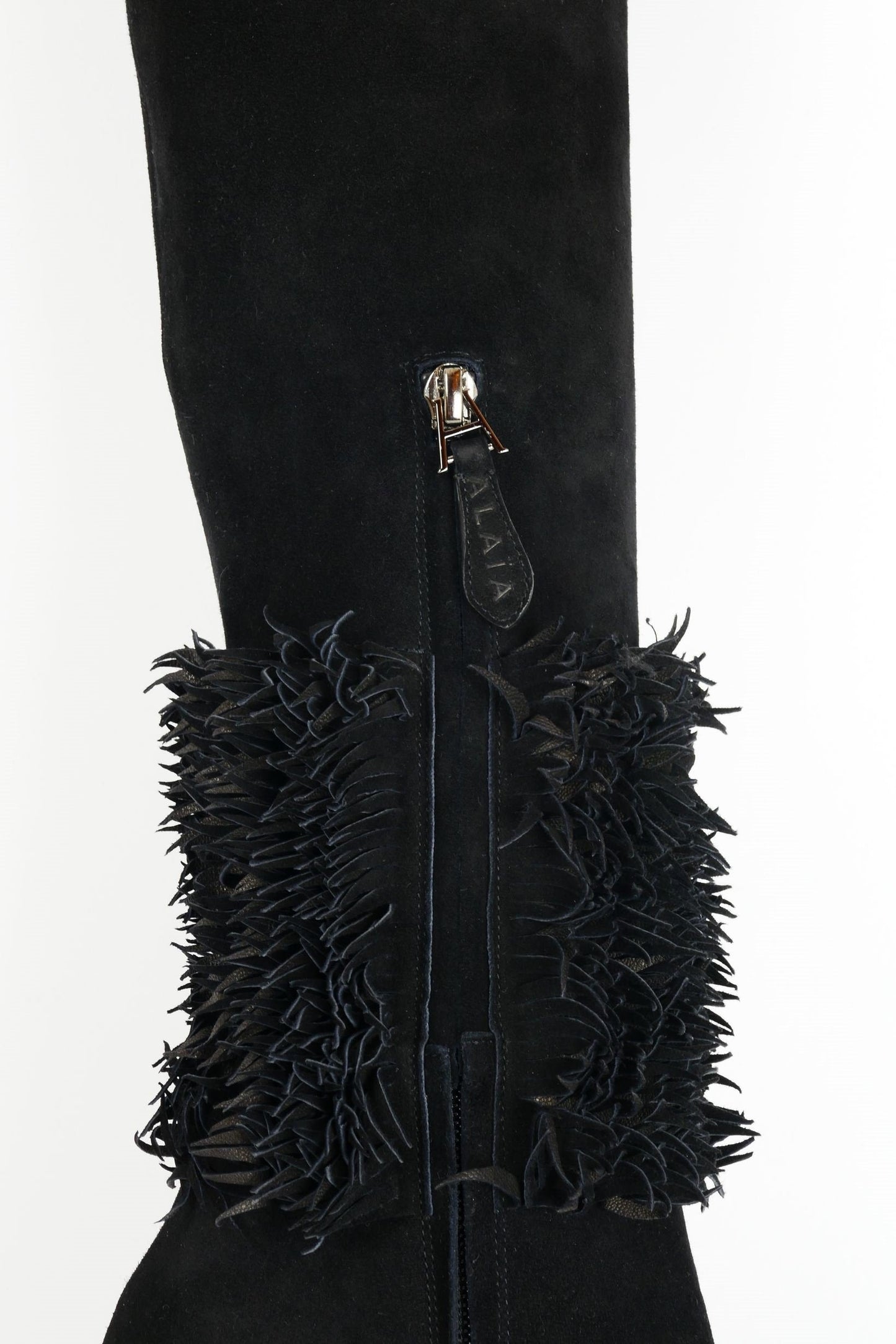 BUUTS Alaia Overknees Wildleder schwarz 220029-9