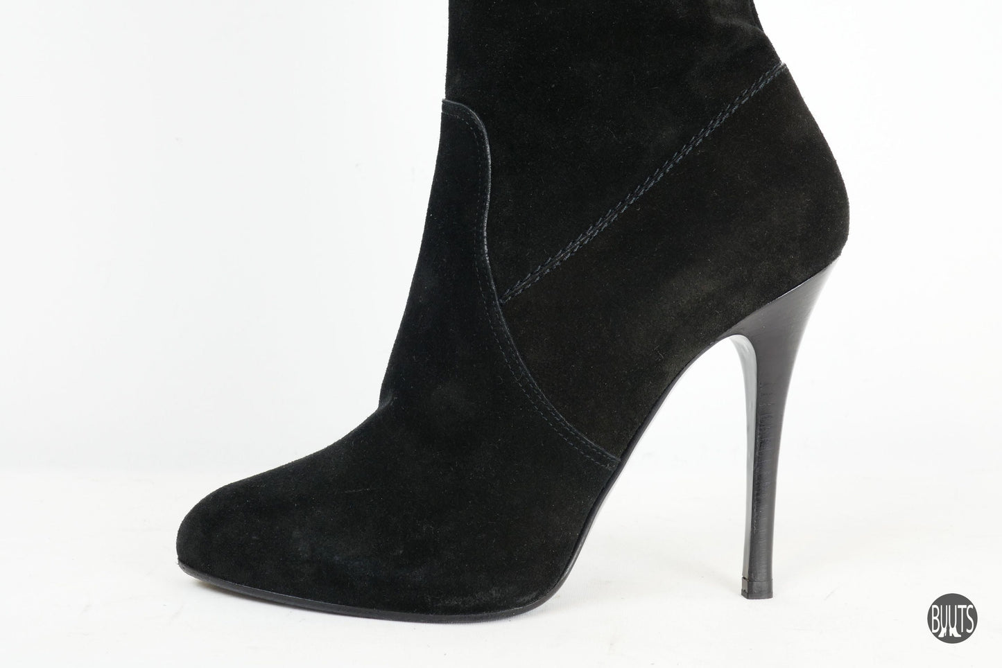 BUUTS Ralph Lauren Collection Overknees Wildleder schwarz 221005-10