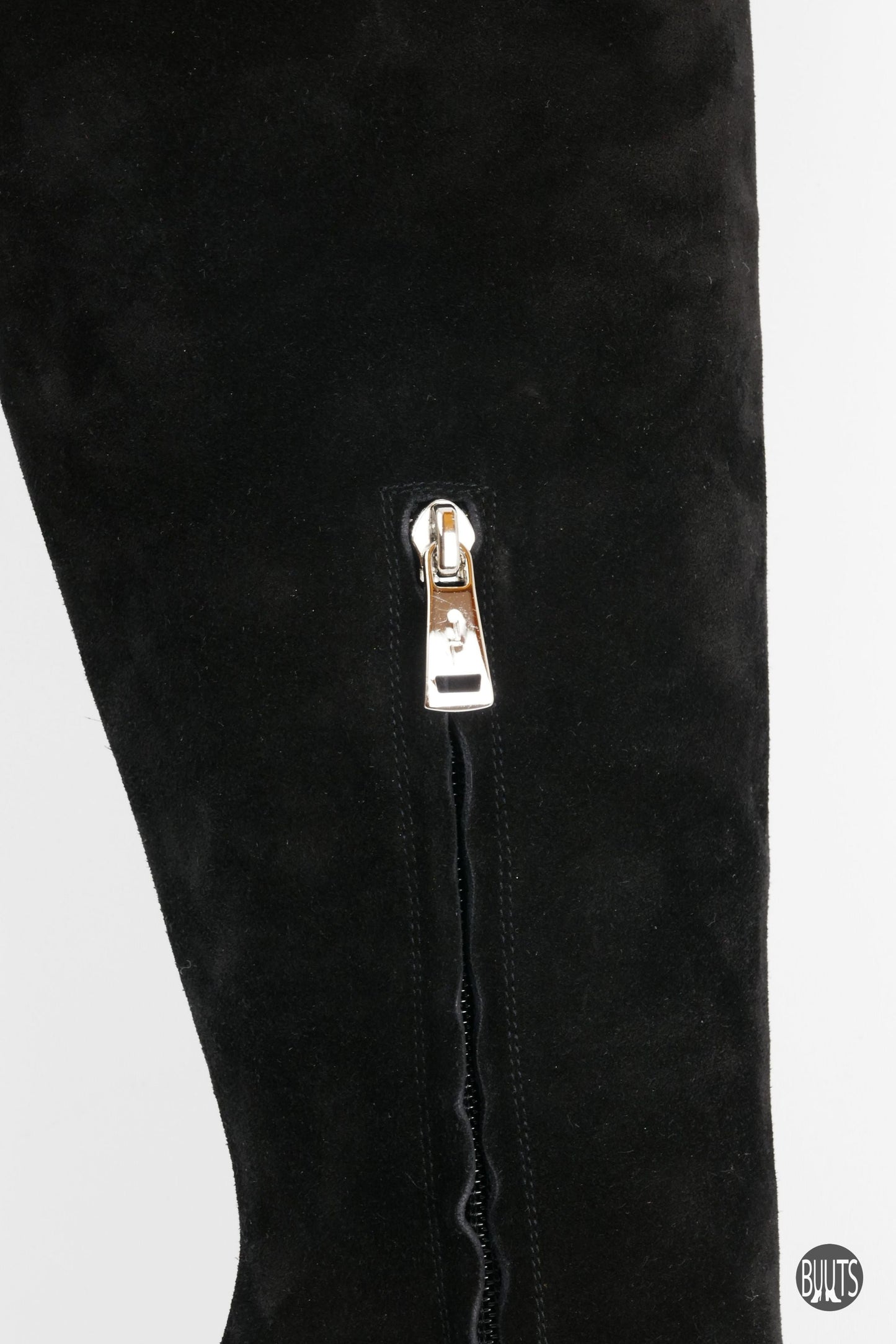 BUUTS Ralph Lauren Collection Overknees Wildleder schwarz 221005-11