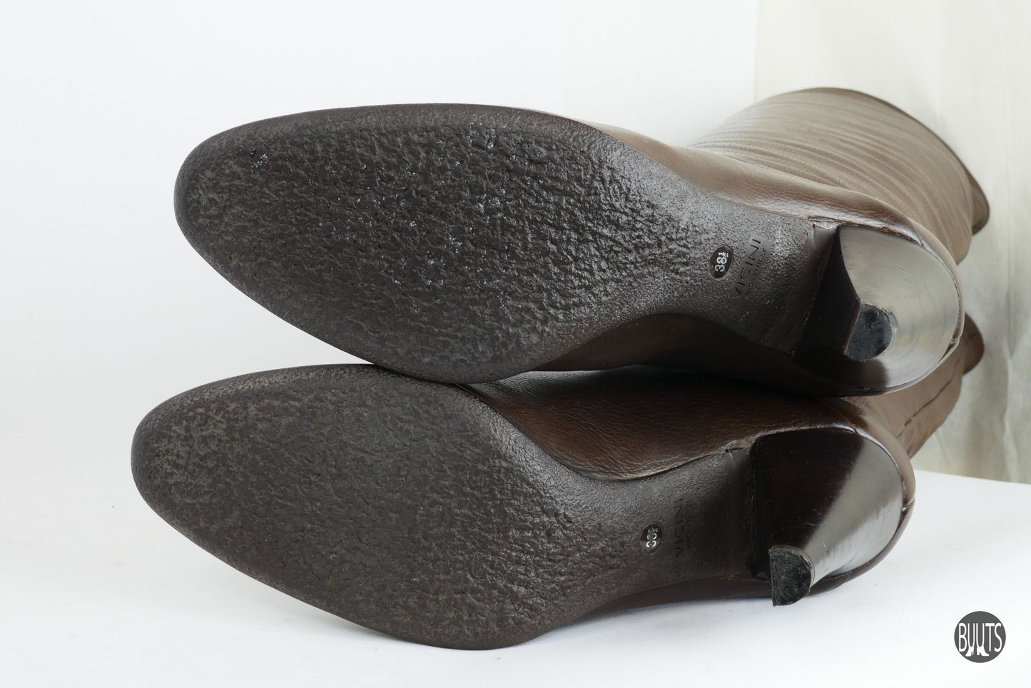 BUUTS Giuseppe Zanotti (Vicini) Hohe Stiefel Leder dunkelbraun 221010-10